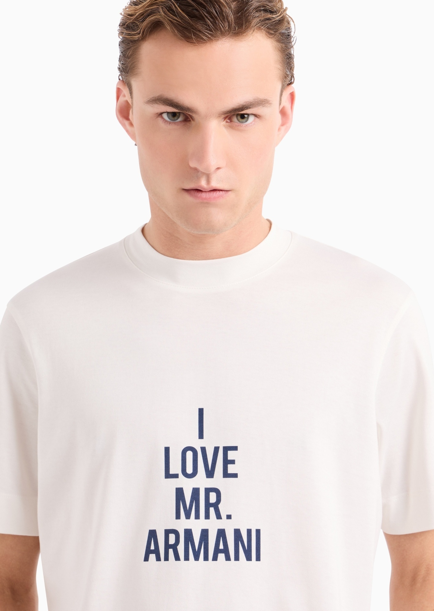 Emporio Armani I Love Mr Armani T-shirt In White