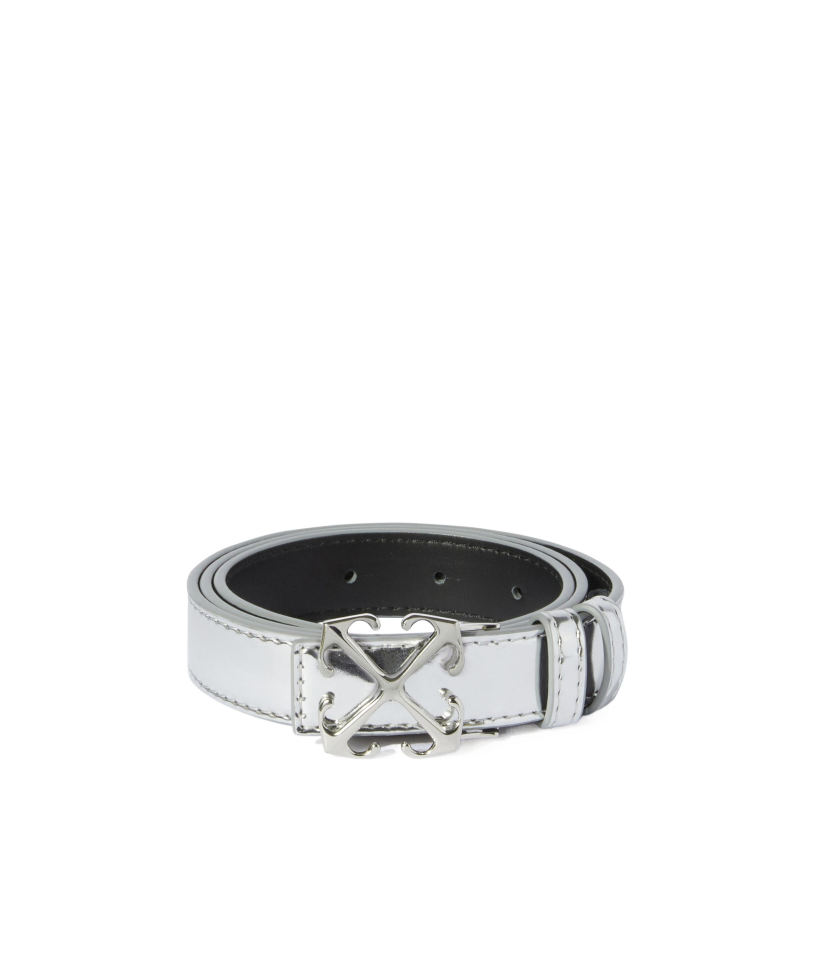 Off-white Arrow Mirror Belt In White