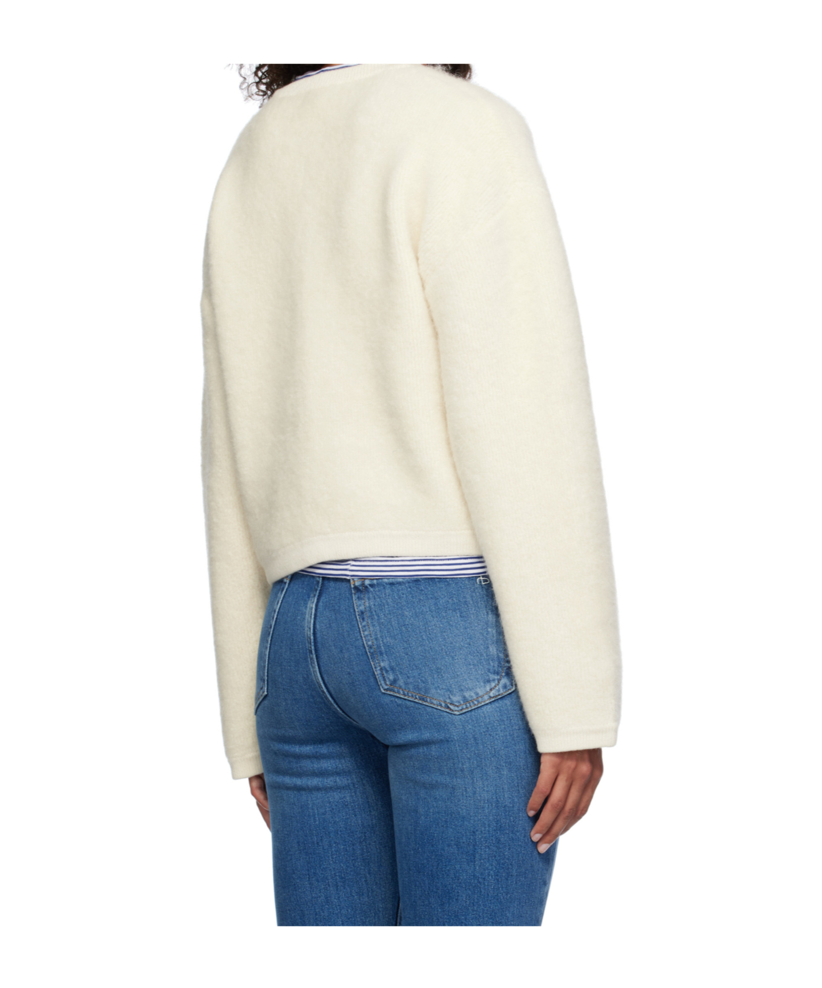 Rag & Bone Long-sleeved Cardigan In White