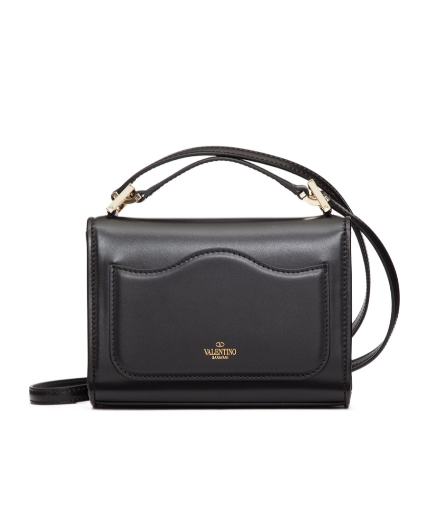 VALENTINO GARAVANI SMALL VLOGO TYPE SHOULDER BAG