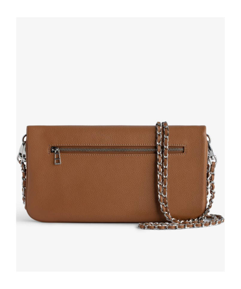 Shop Zadig & Voltaire Flip Shoulder Bag In Brown