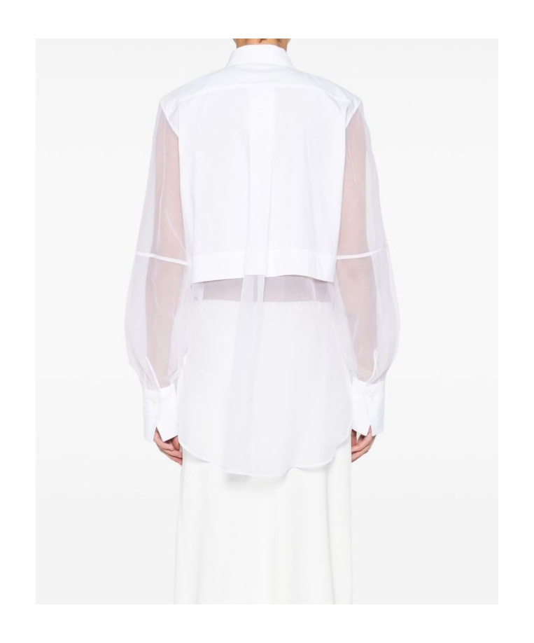 Brunello Cucinelli Long-sleeved Shirt In White