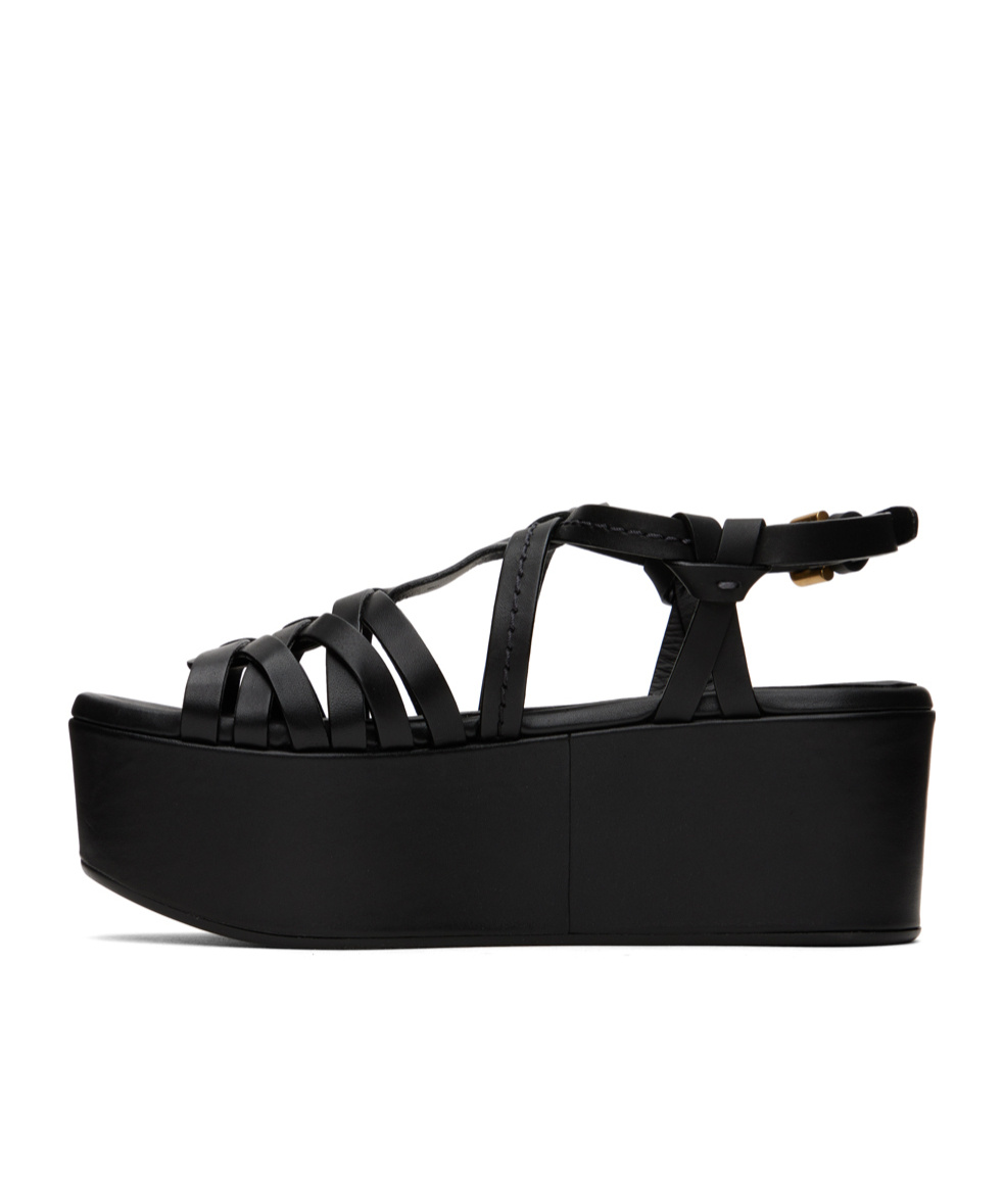 See By Chloé Sierra Cross-strap High-heeled Sandals In Black