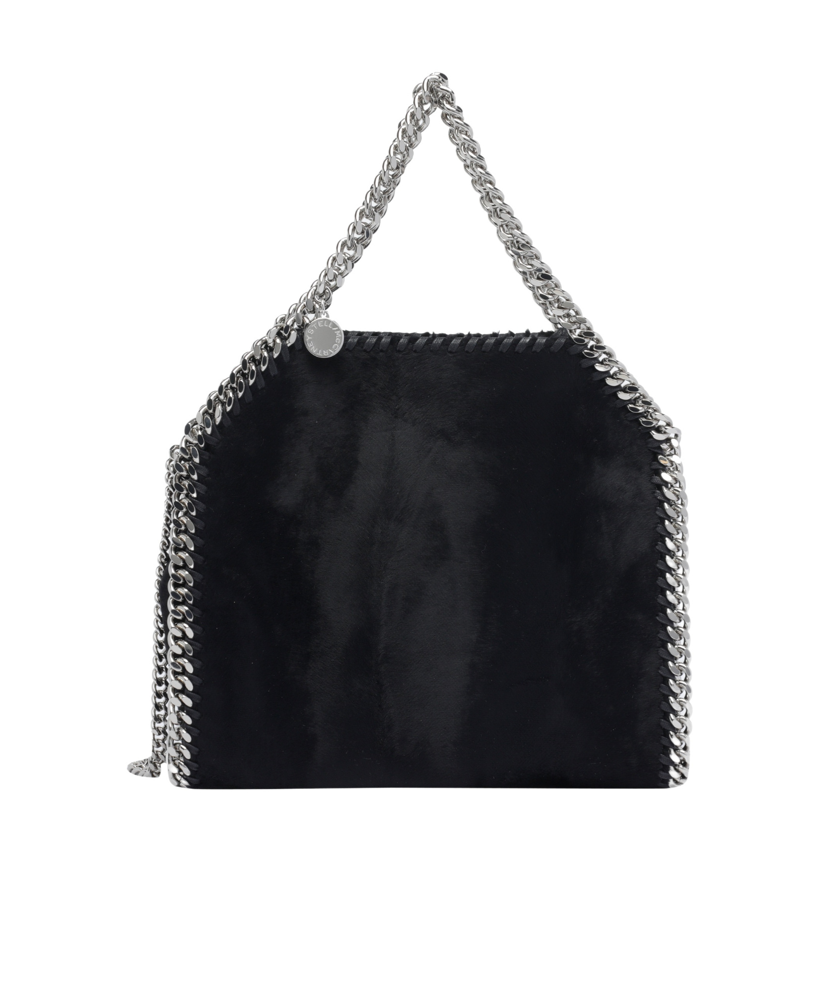 Stella Mccartney Falabella Chain Linked Mini Tote Bag In Black