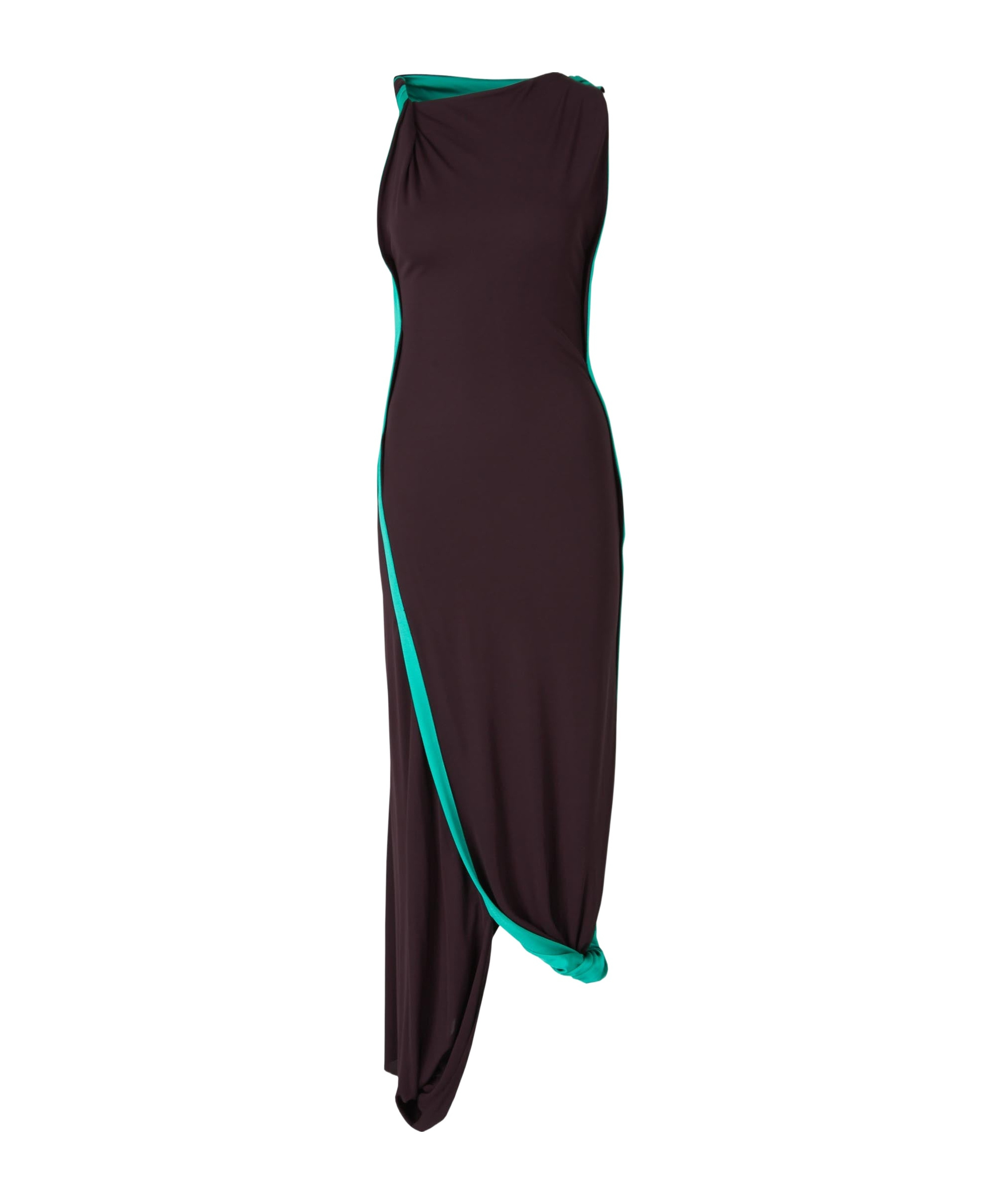 VICTORIA BECKHAM VICTORIA BECKHAM CUT-OUT DETAILED ASYMMETRIC MAXI DRESS