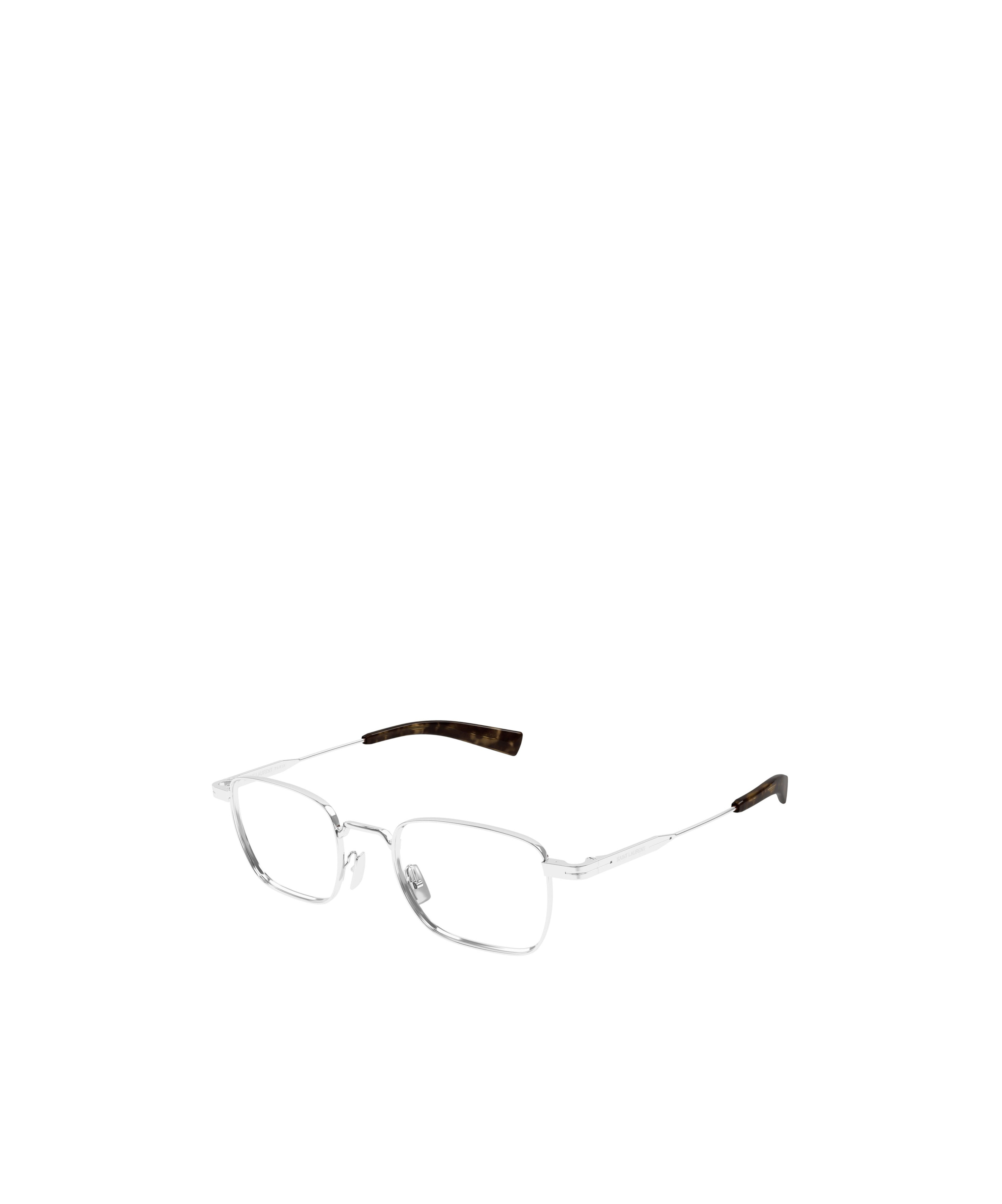 Saint Laurent Logo Flat Mirror In White