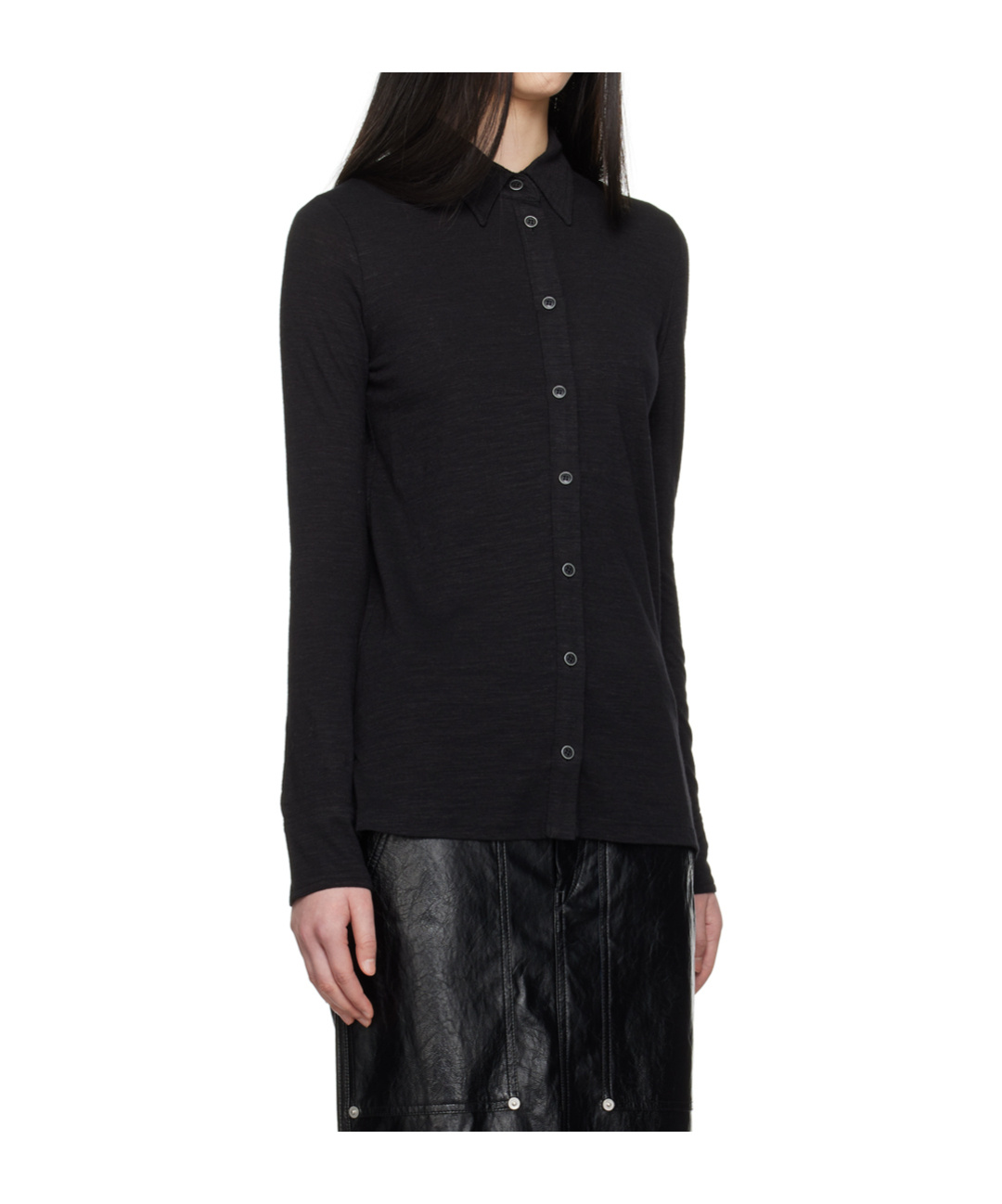 Isabel Marant Étoile Imelia Long-sleeved Shirt In Black