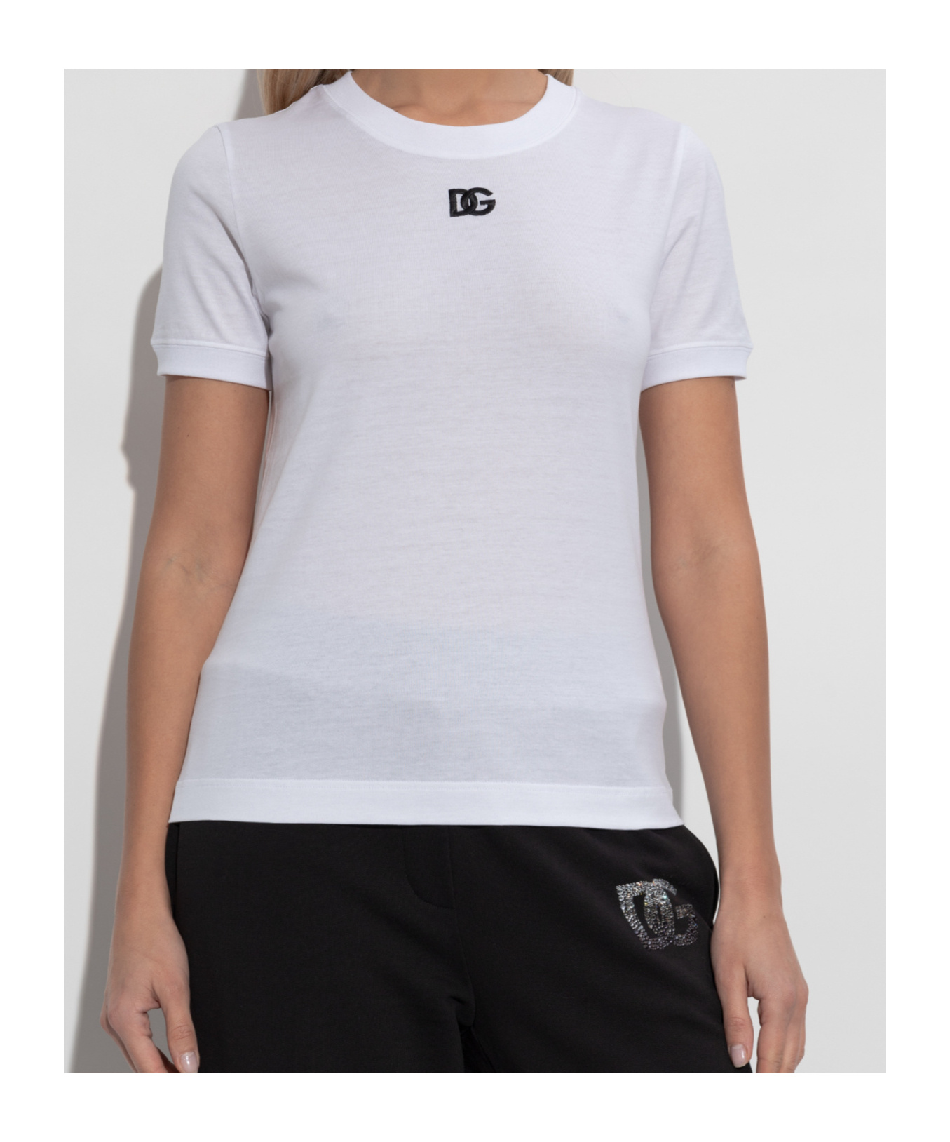 Dolce & Gabbana Short-sleeved T-shirt In White