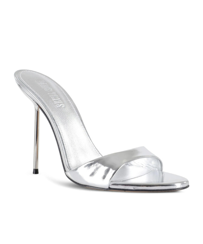 Paris Texas Lidia High-heeled Sandals In Silver