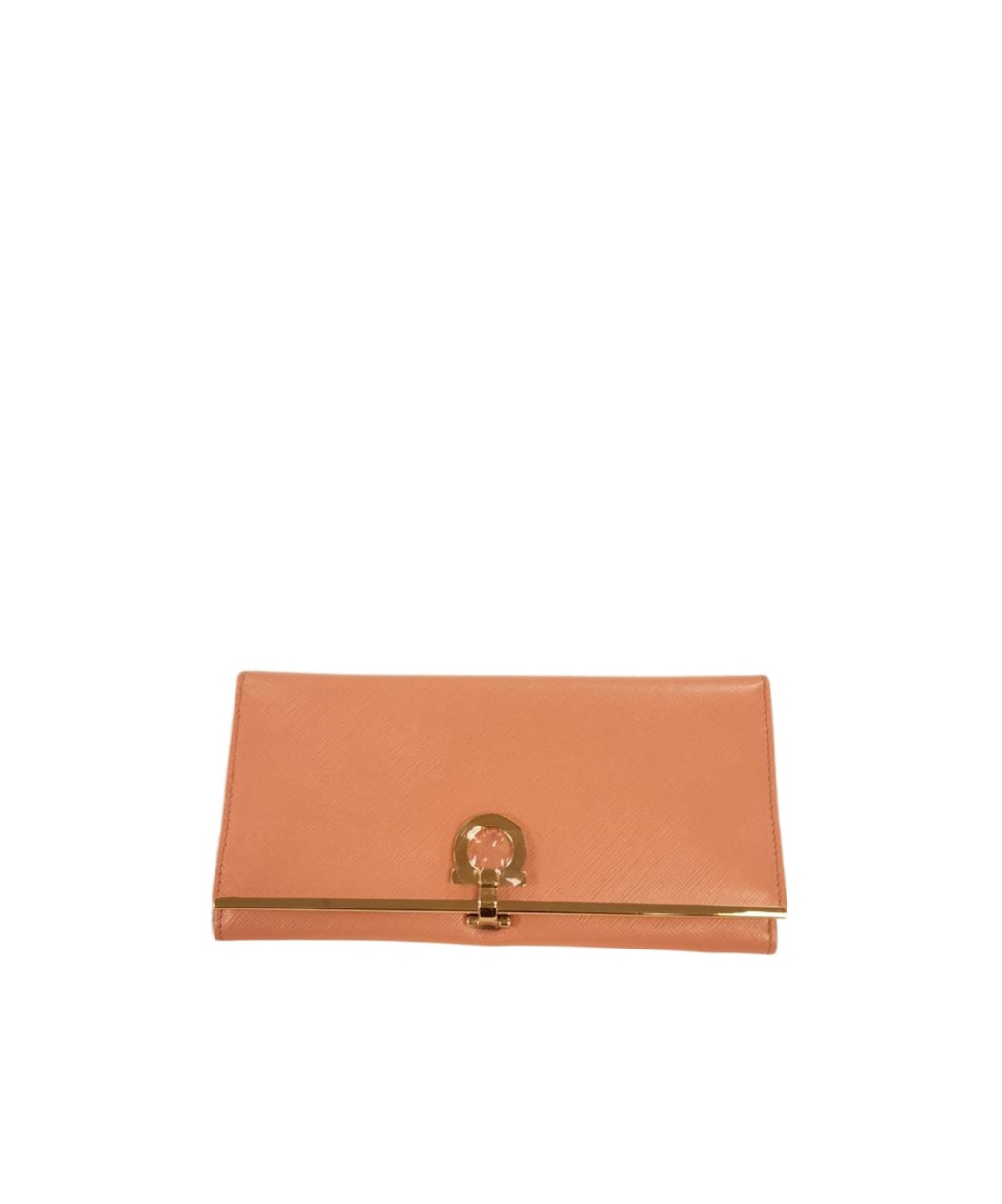 Ferragamo Long Wallet In Orange