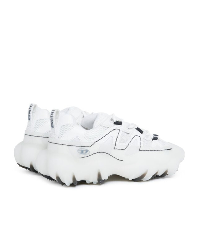 Diesel S-prototype Lace-up Sneakers In White