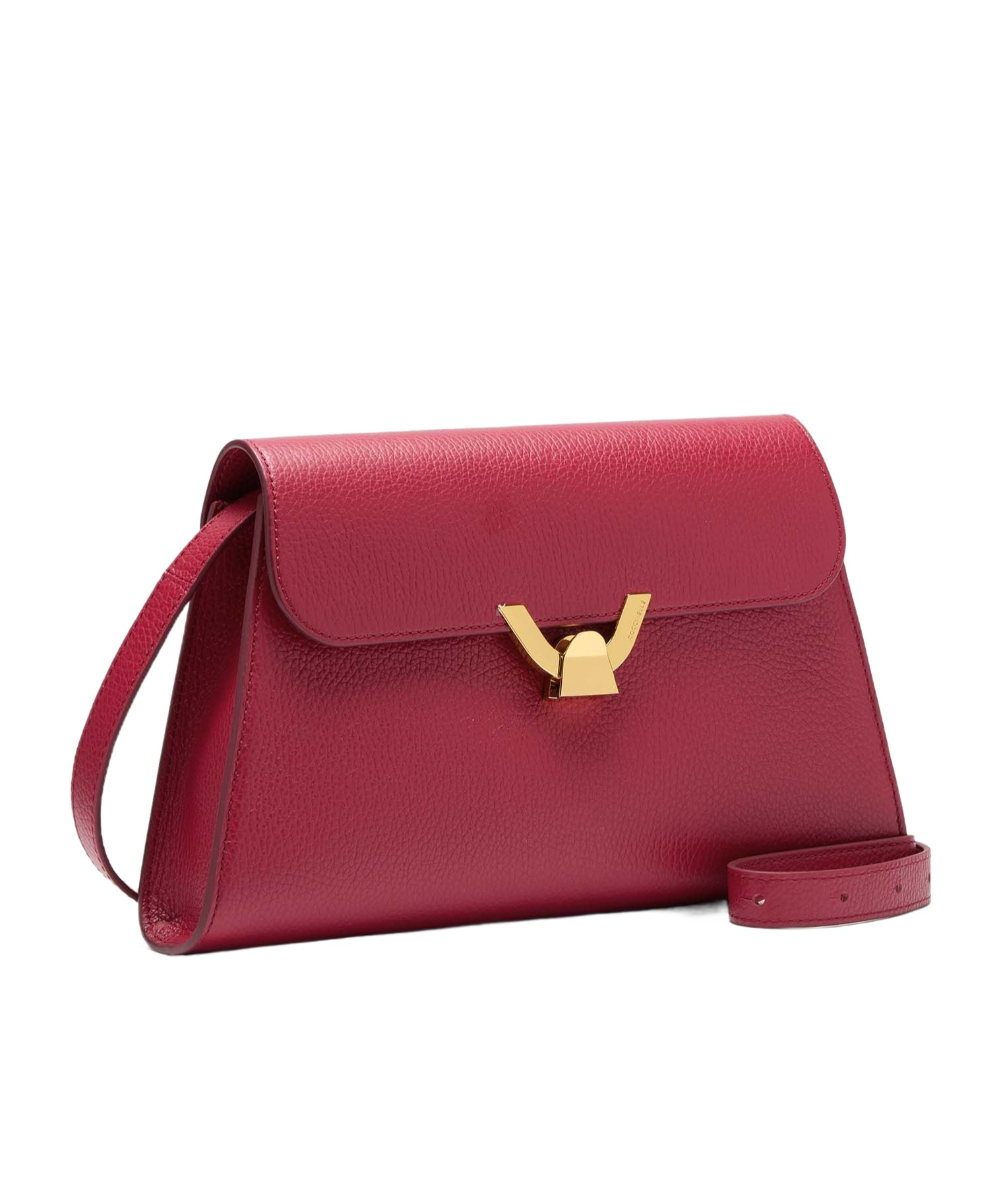 Shop Coccinelle Dew Shoulder Bag In Red