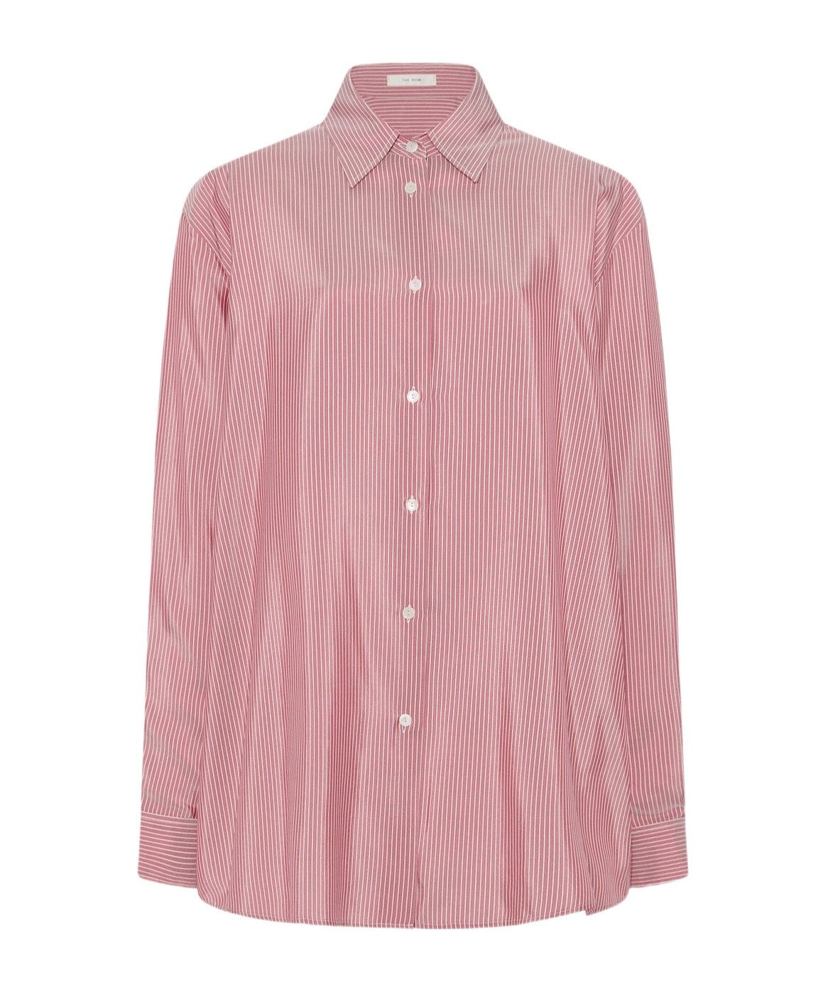 The Row Tansy Shirt In Silk In Pink