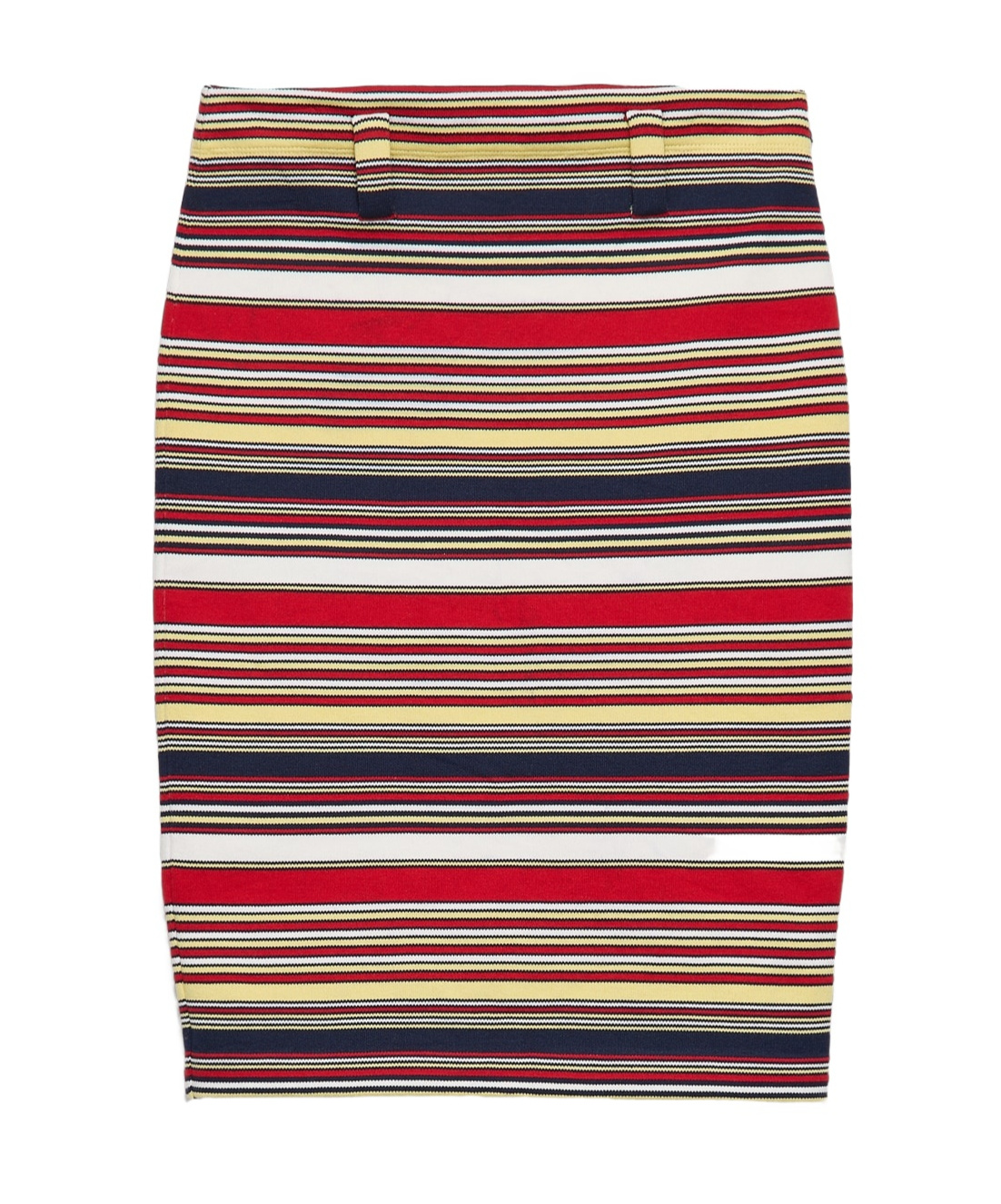 Shop Prada Cotton Skirt In Red/blue