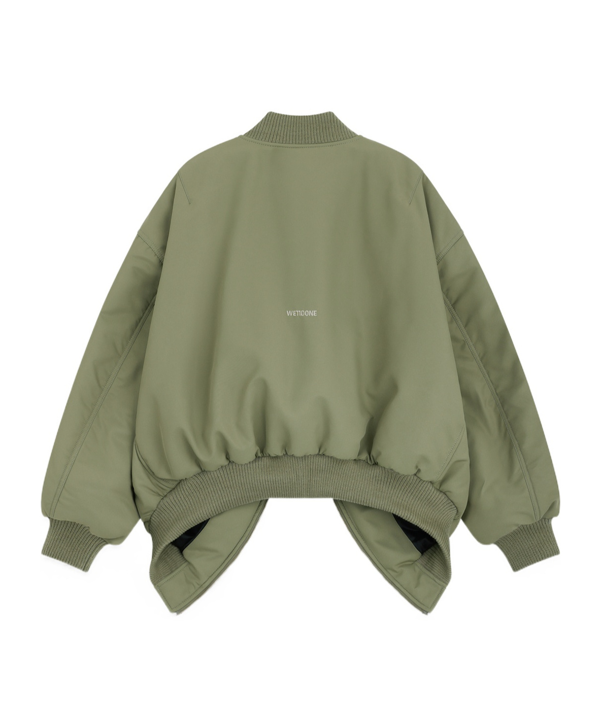 We11 Done Padded Zipped Bomber Jacket
