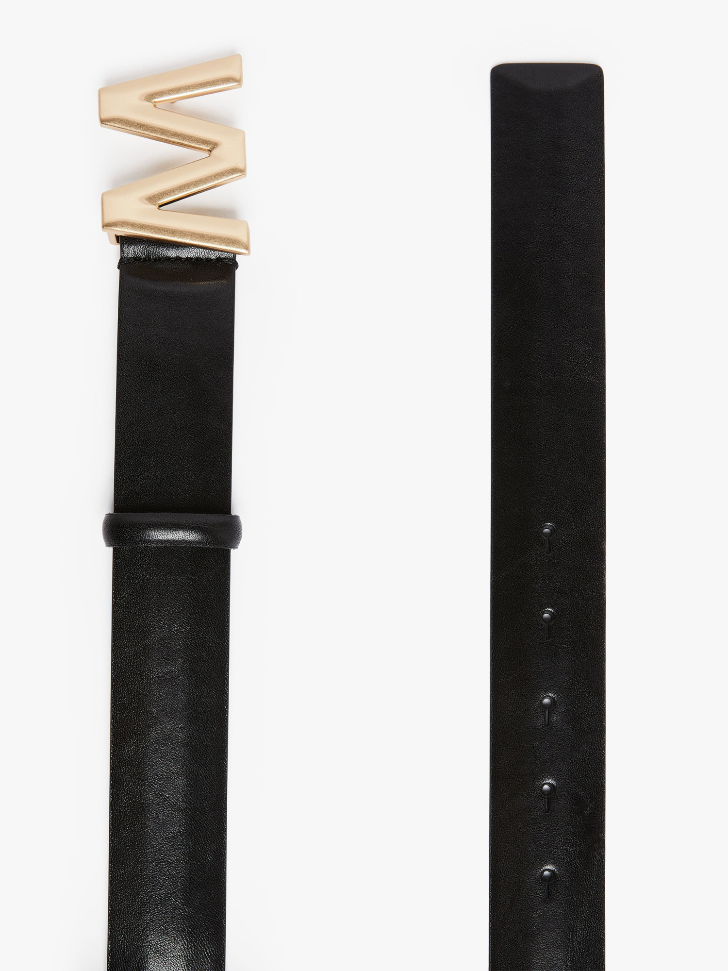 Weekend Max Mara Logo Belt In Black
