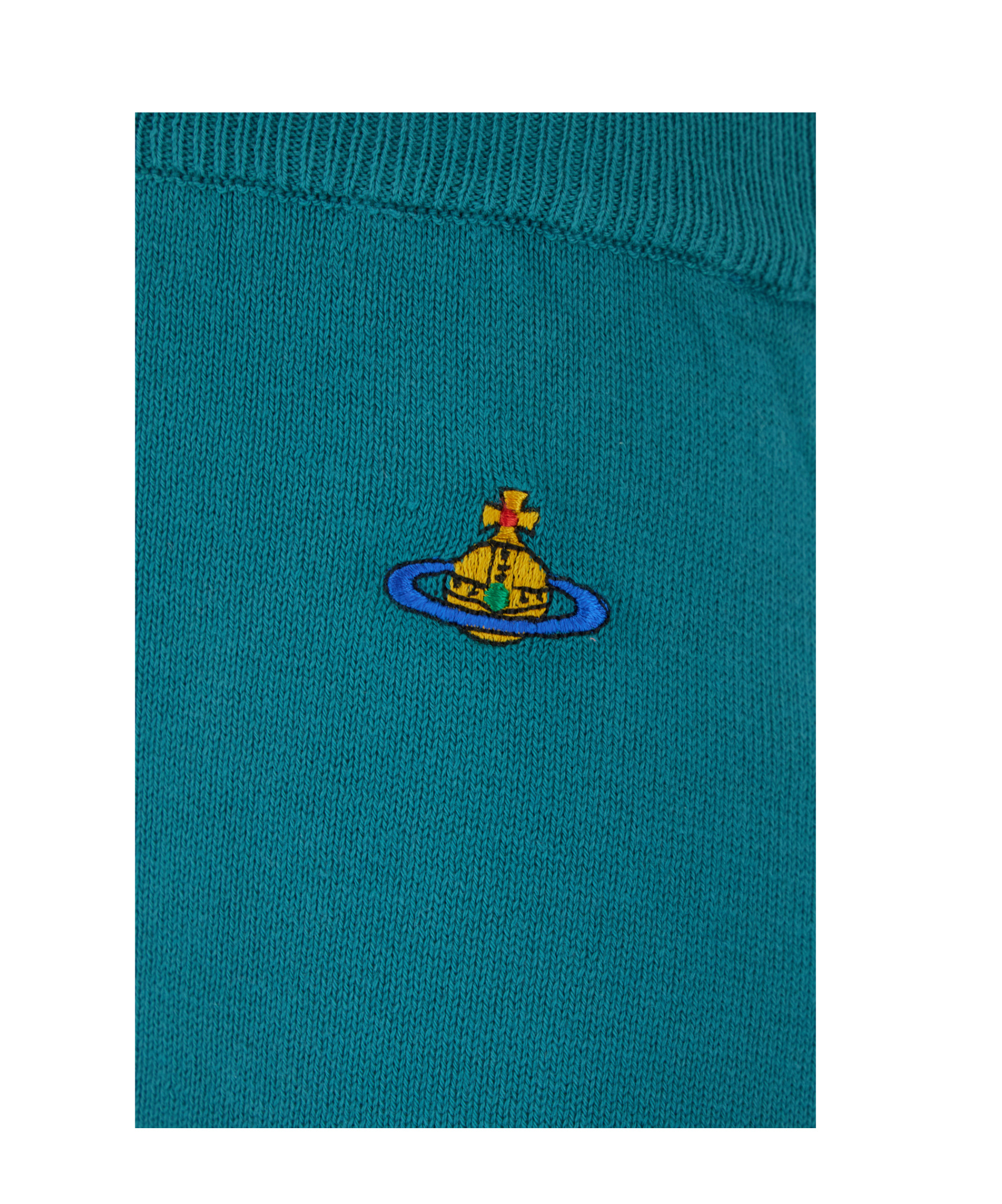 Vivienne Westwood Orb Embroidered Knit Skirt In Green