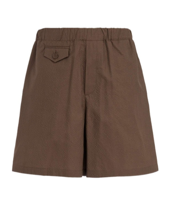 Dior Pocket Detail Shorts In Brown