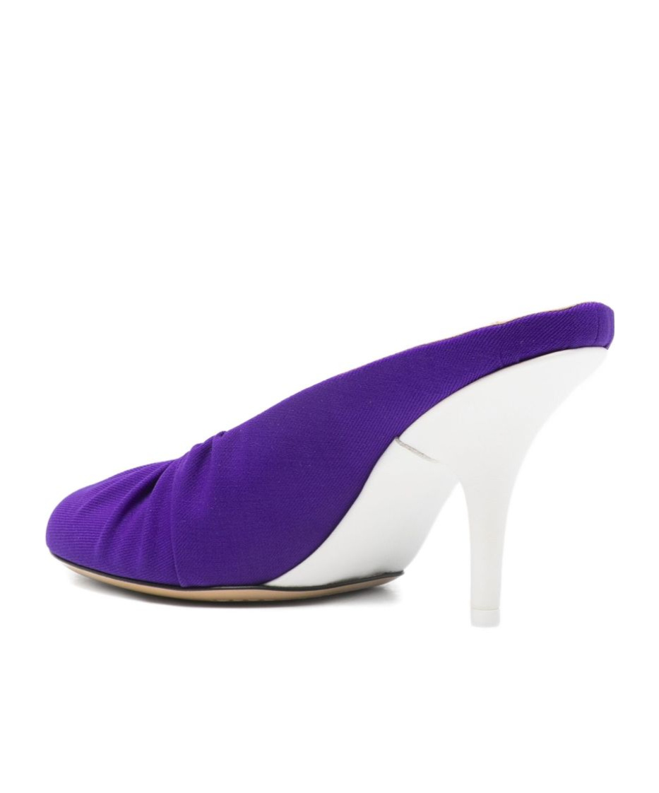 Dries Van Noten Round-toe High-heeled Sandals In Blue