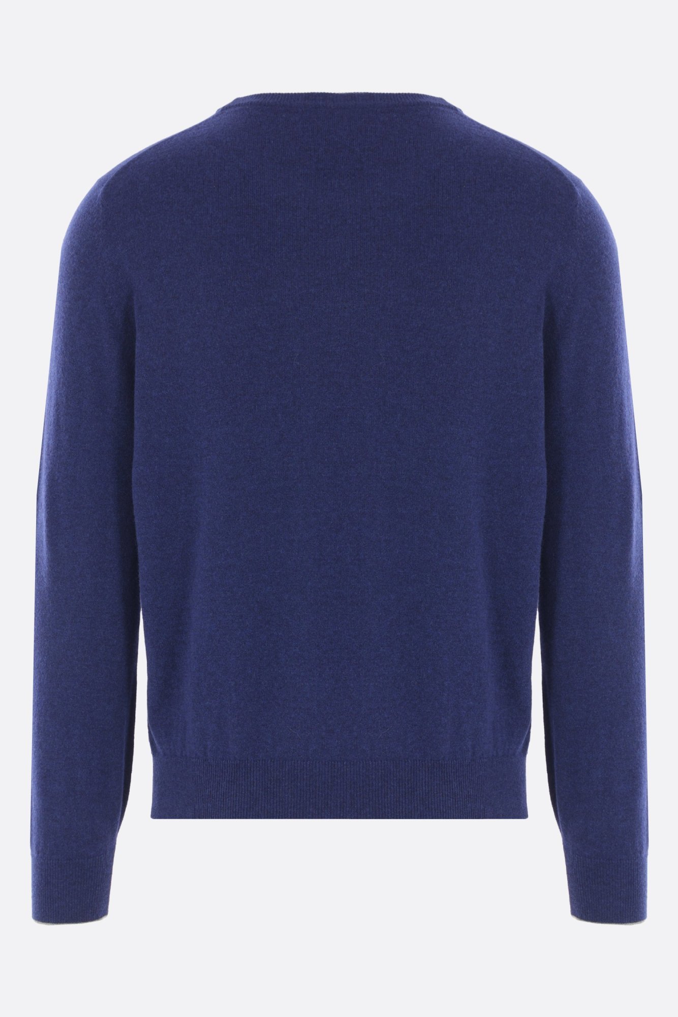 Brunello Cucinelli Relaxed Fit Blue Cashmere Sweater In Blue