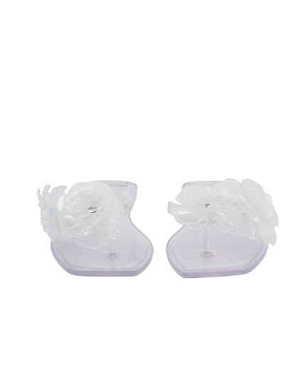 COPERNI SILICONE FLOWER FLAT SANDALS 
