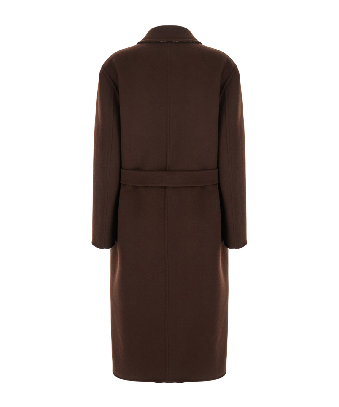 Gucci Silk And Wool Reversible Coat In Brown