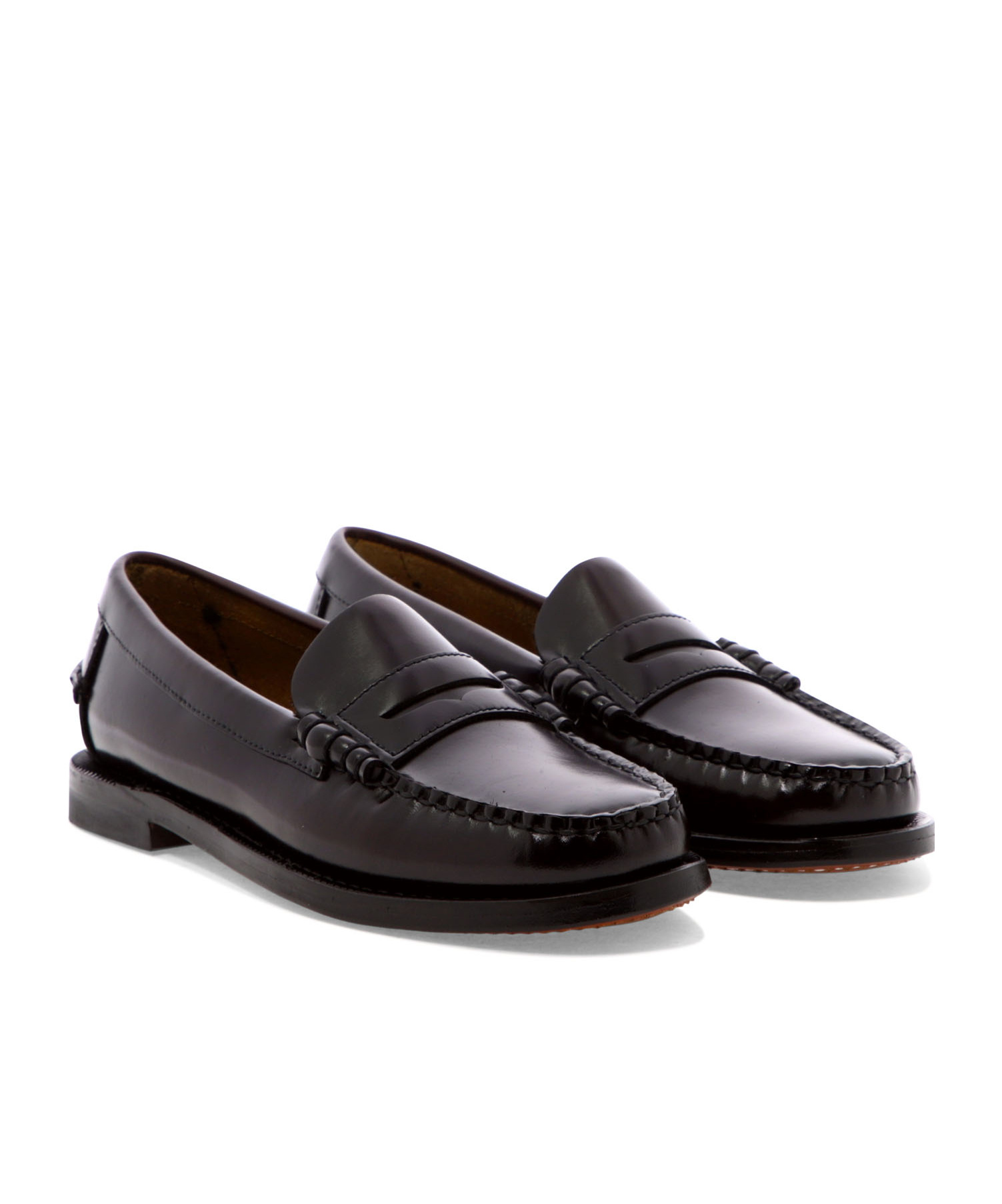 Shop Sebago 'classic Dan' Loafers In Black