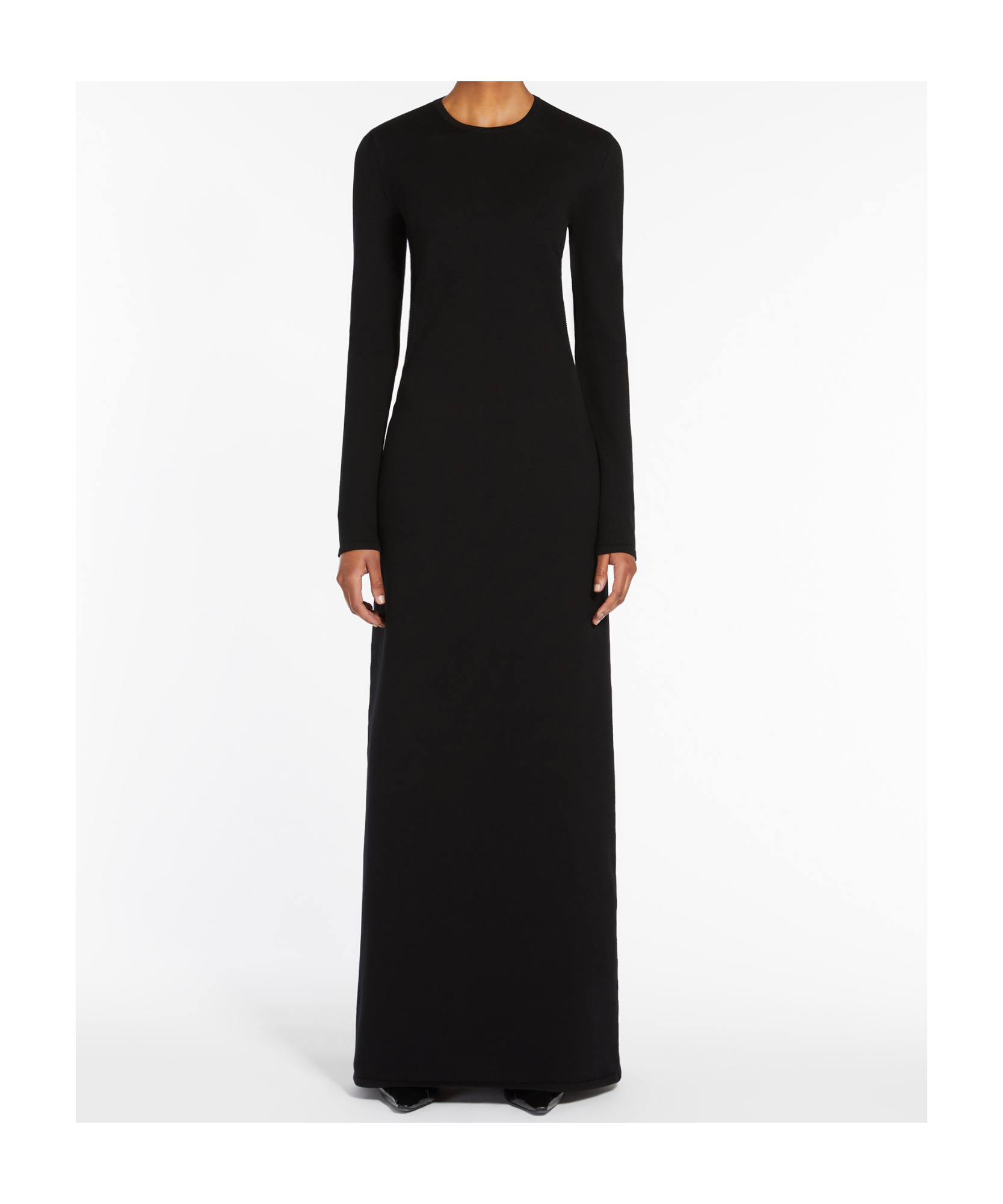 Max Mara Fumana Cut-out Maxi Dress In Black