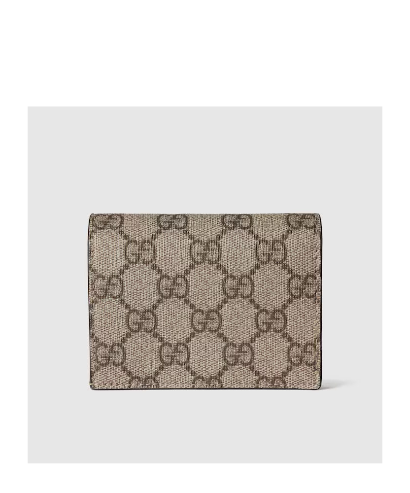 Gucci Gg Marmont Snap Card Bag In Green