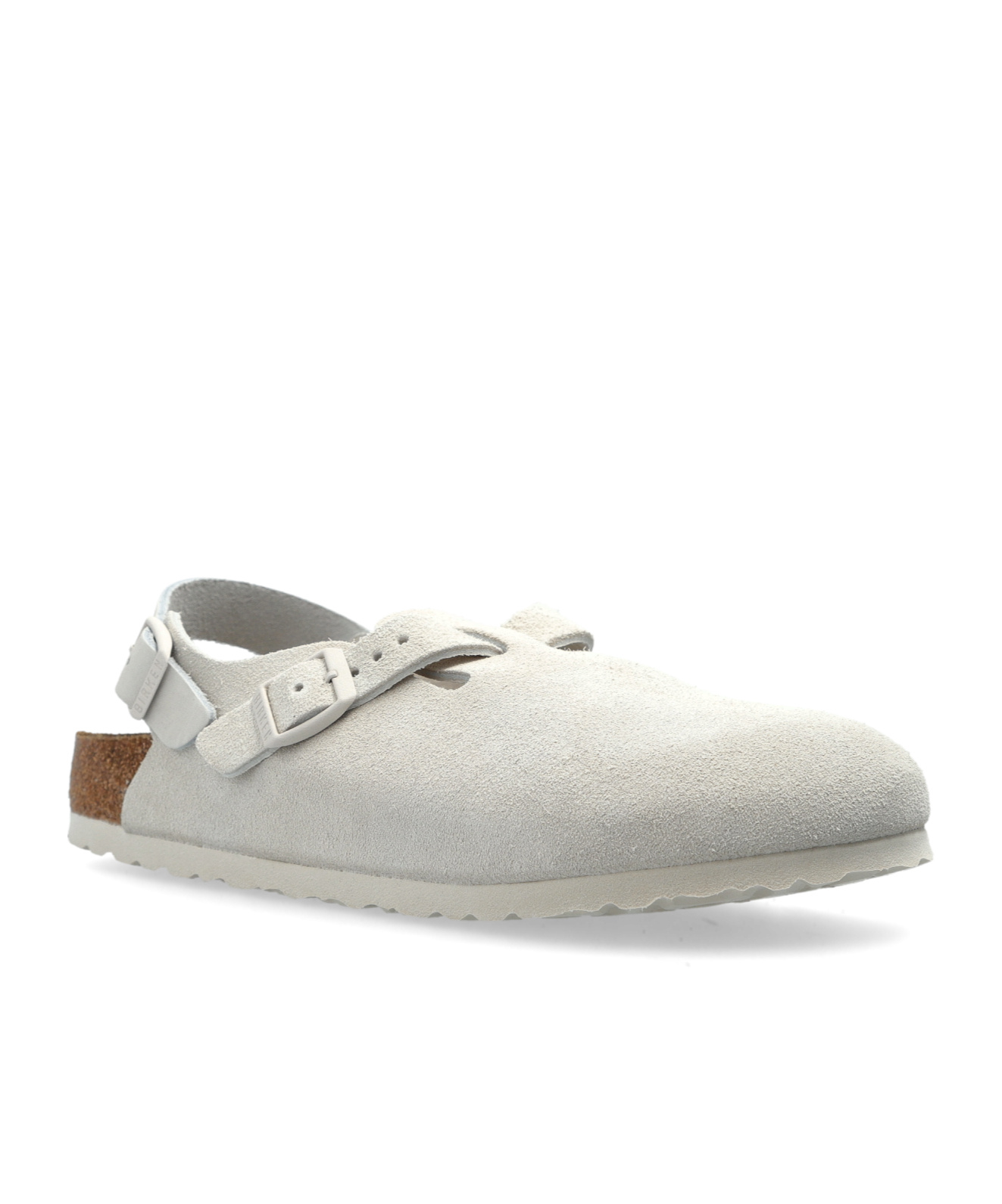 Birkenstock Round Head Slippers In Gray