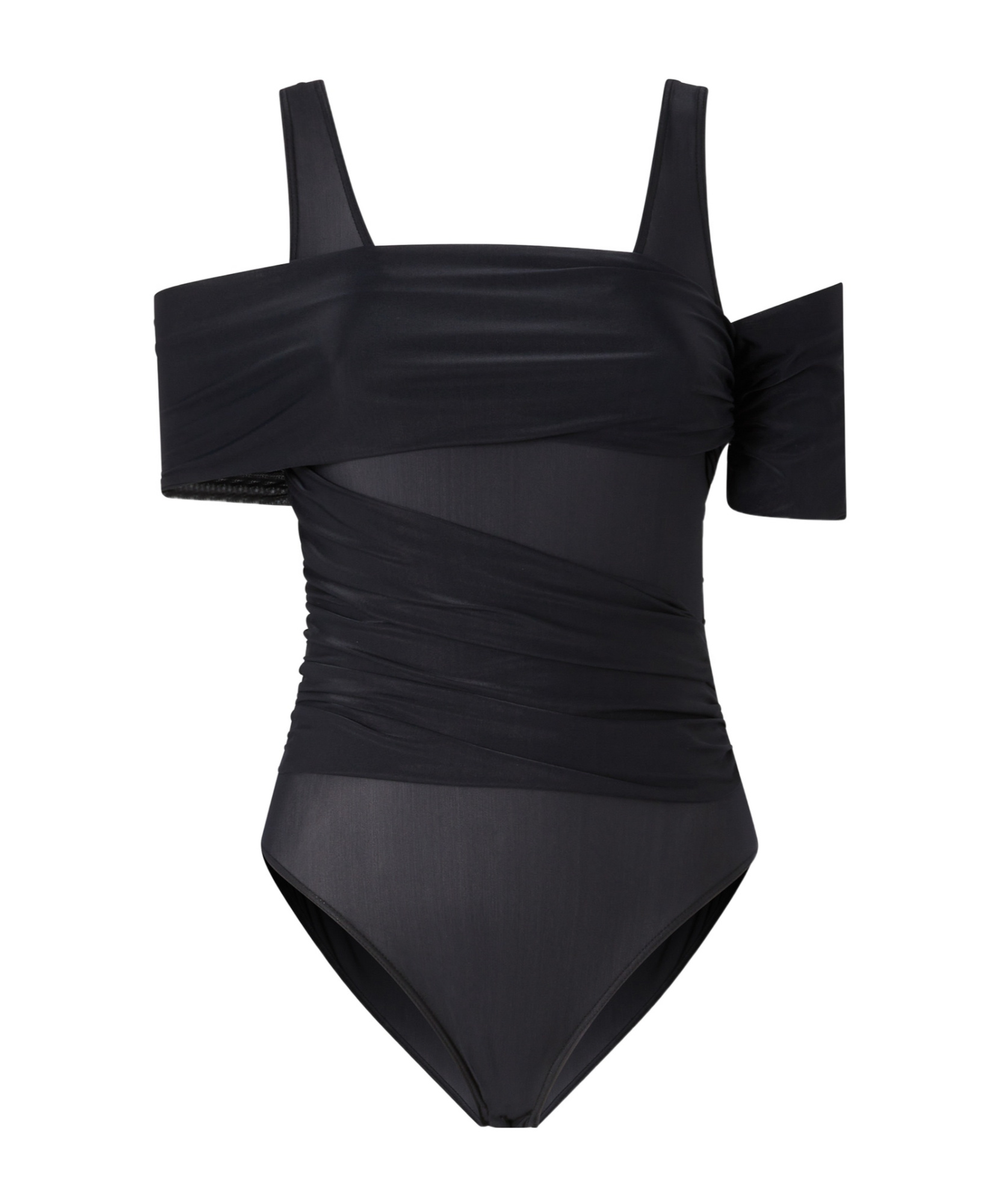 Pinko Black 'bella Vera' Body Draped Detailing In Black