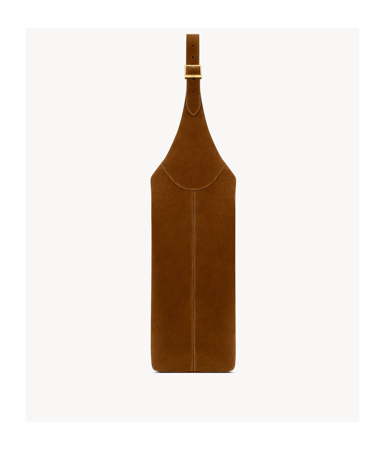 Saint Laurent Le 5 7 Suede Shoulder Bag In Brown