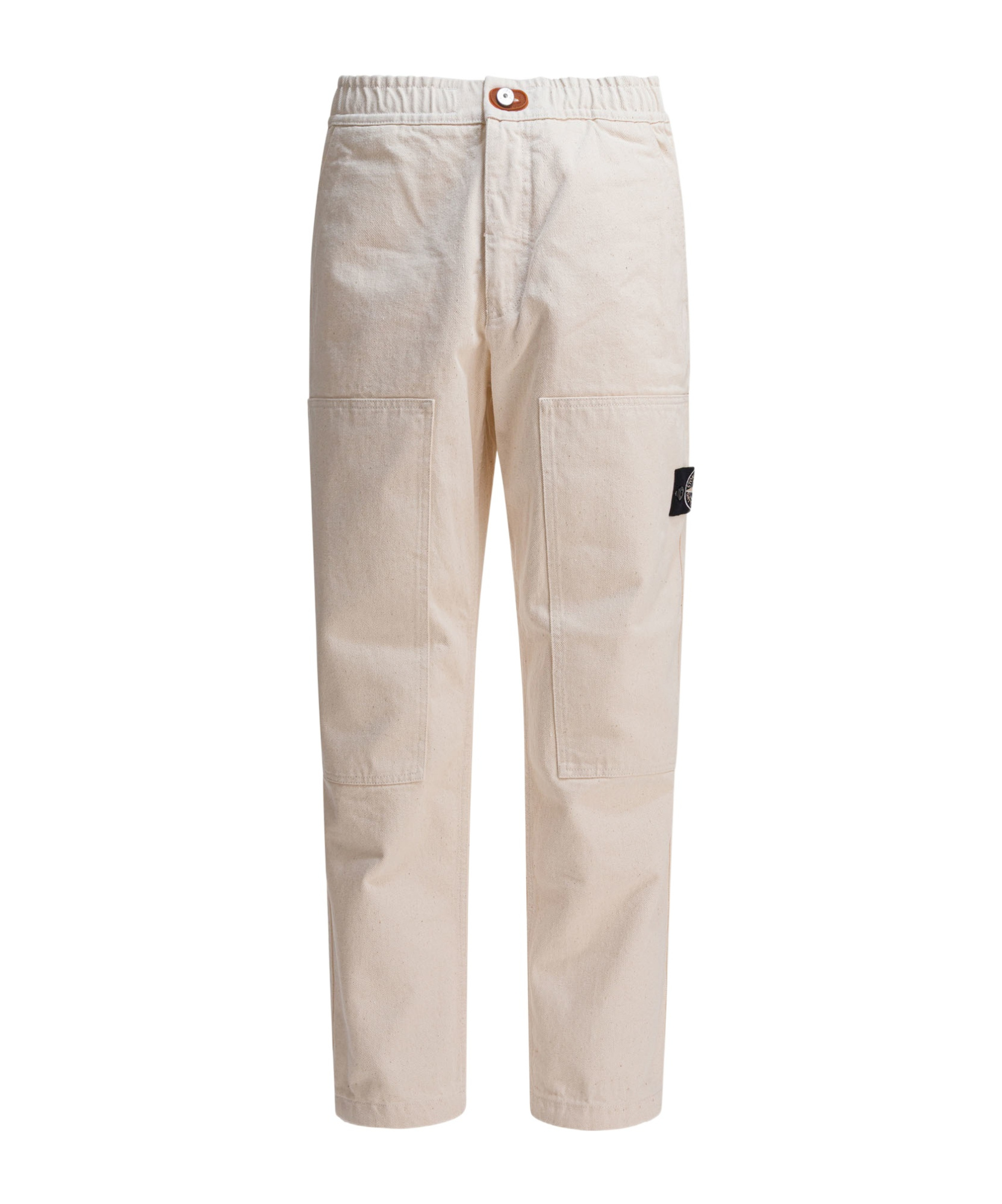 Stone Island Elastic Waist Casual Pants In Neutral