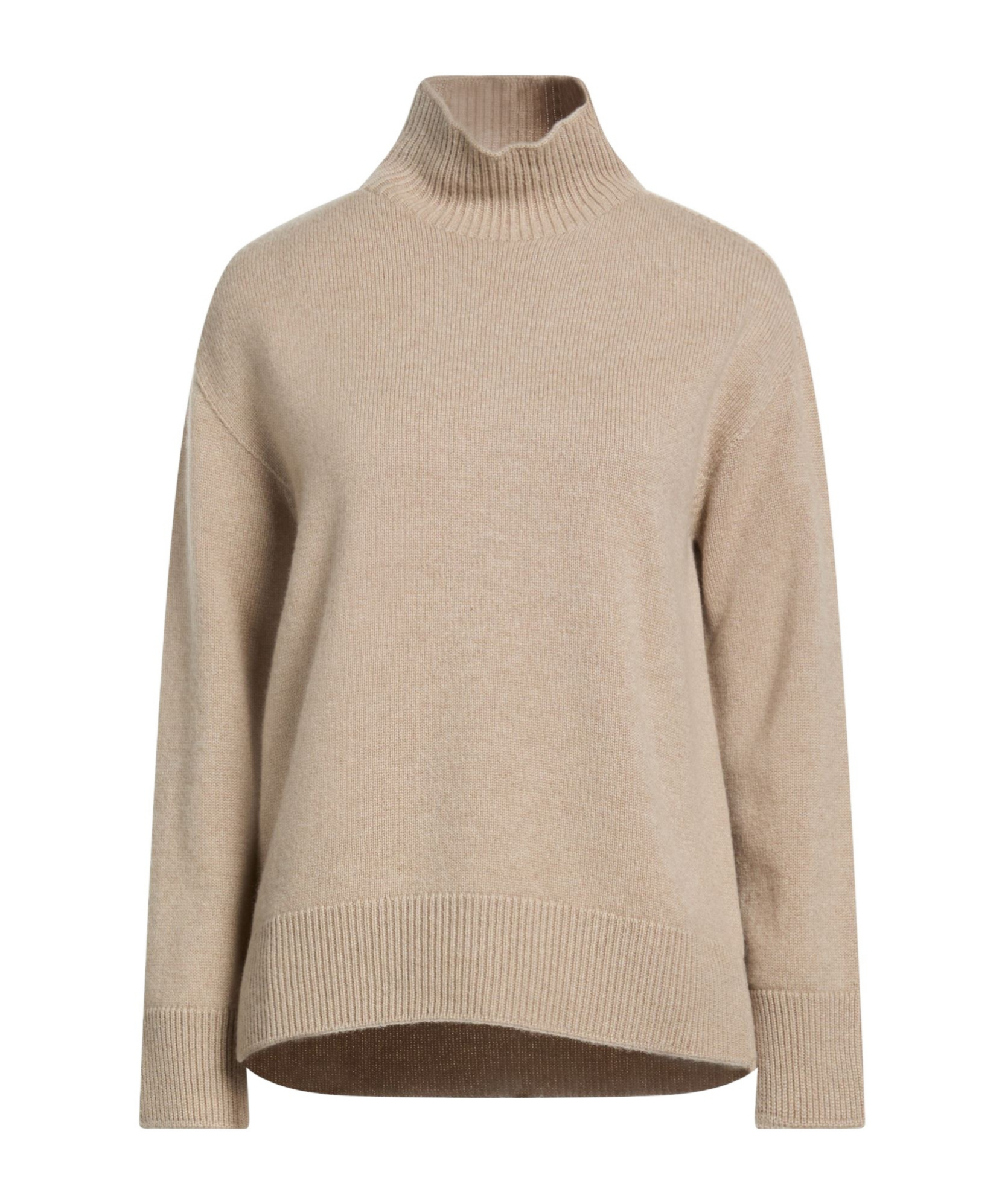 Max Mara Plain Color Polo Necks In Off White