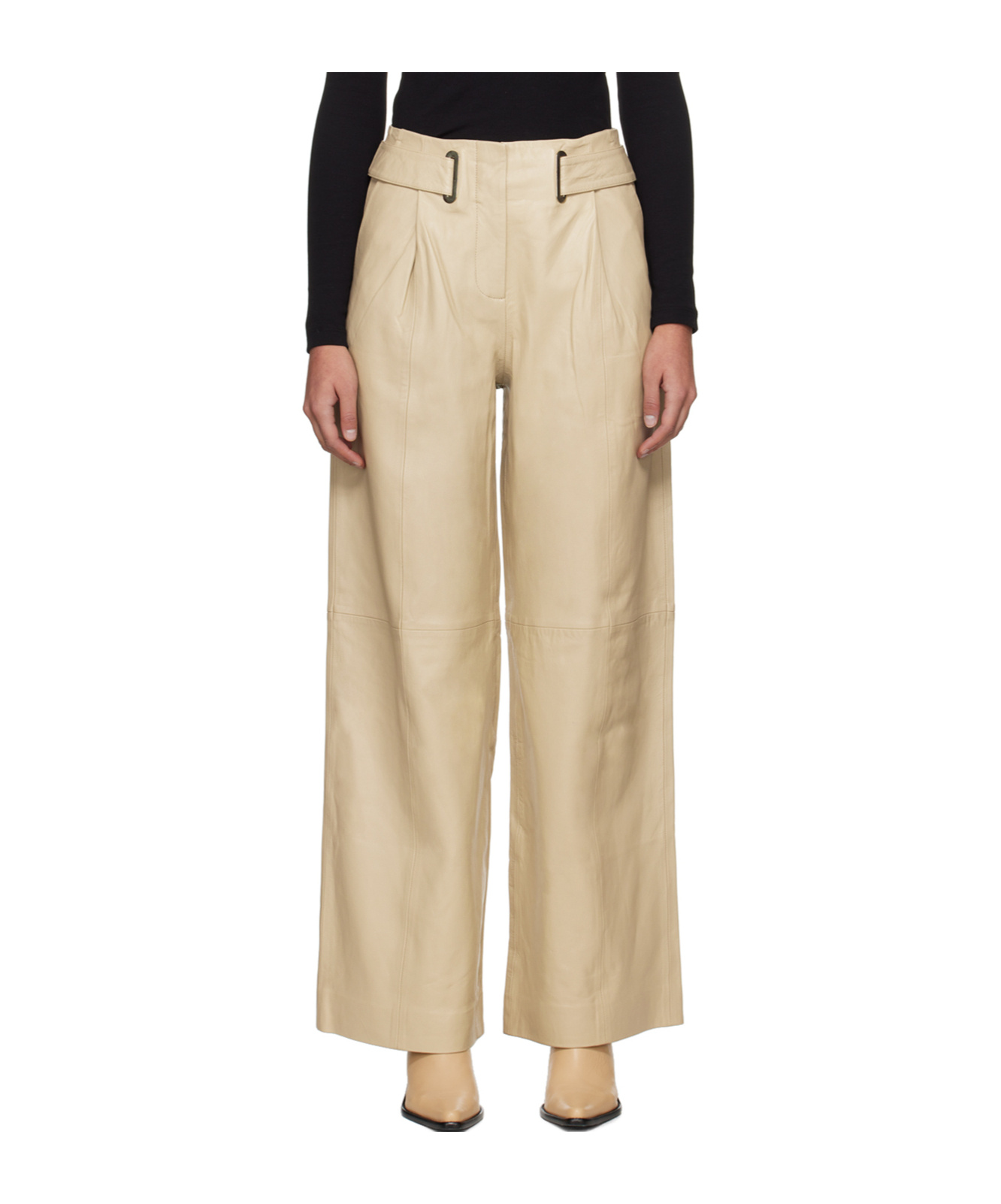 Remain Birger Christensen Four-pocket Casual Pants In Nude