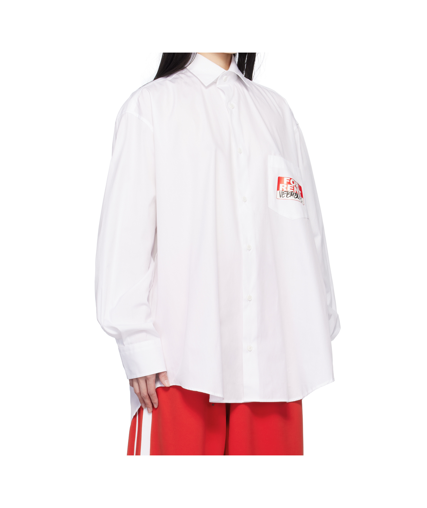 Vetements For Rent Classic Shirt In White