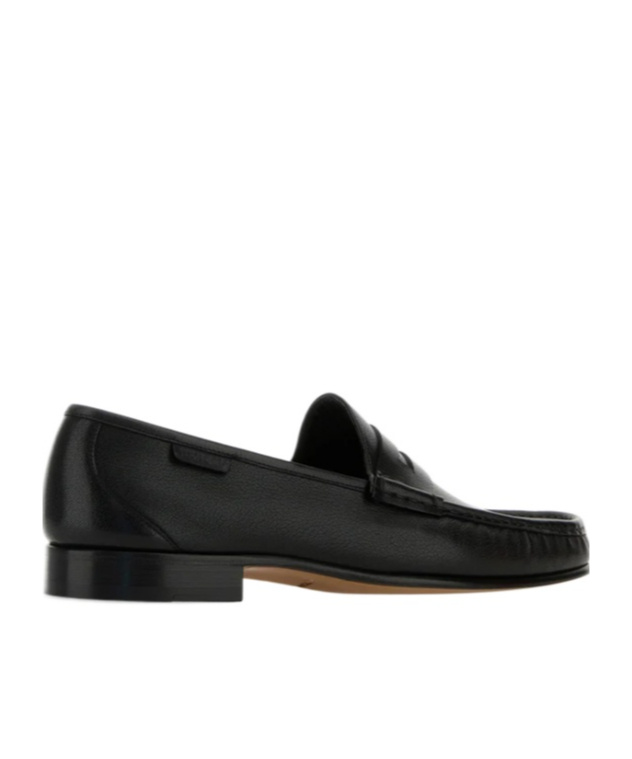 Tom Ford Black Leather Loafers