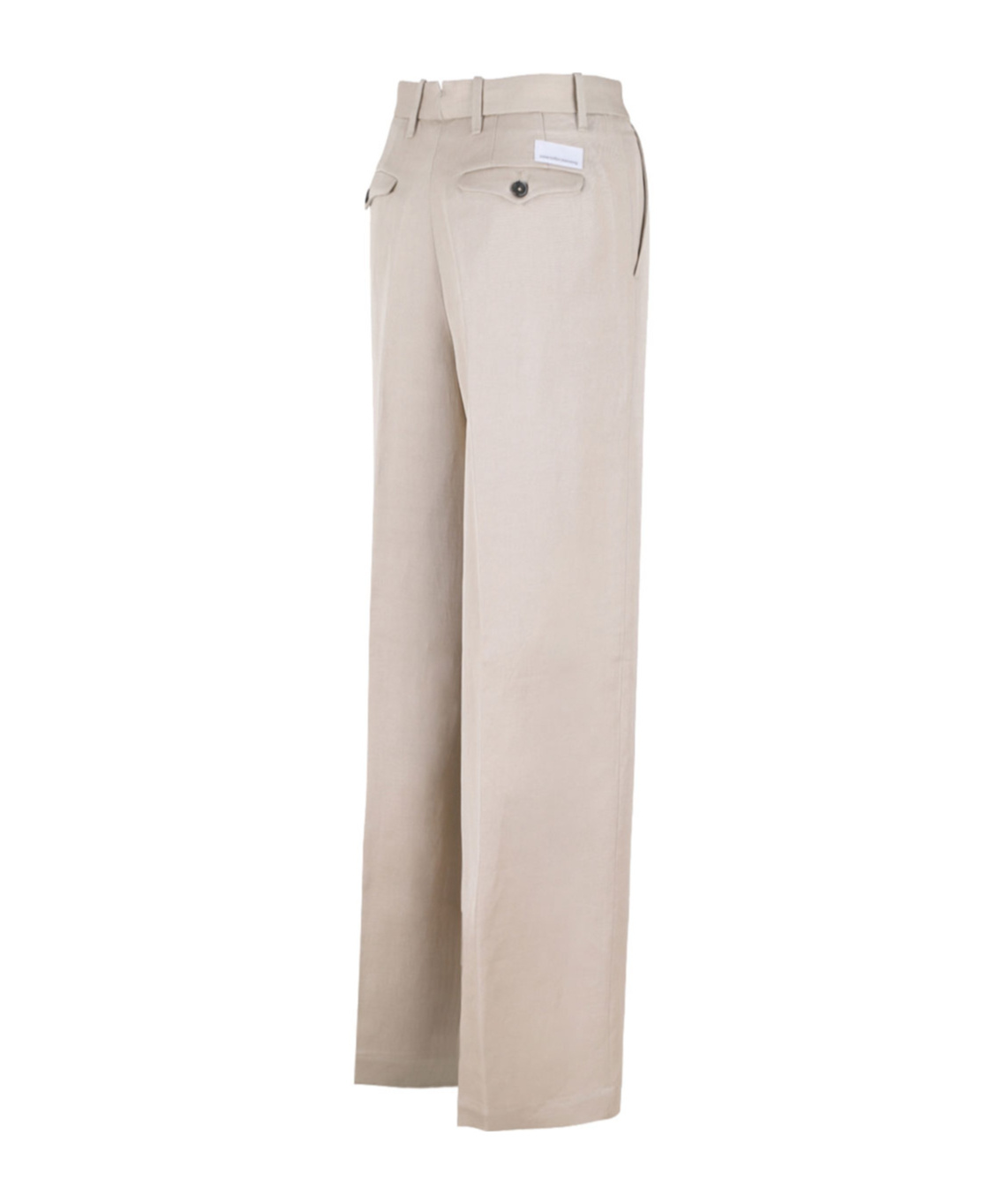 Shop Nine In The Morning Pressed-crease Trousers