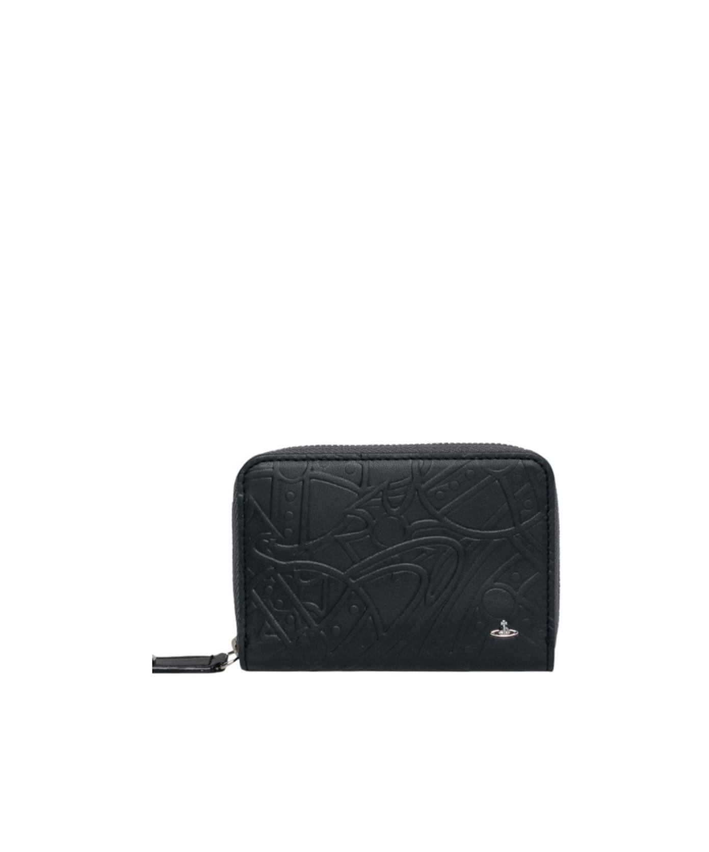 Vivienne Westwood Zip Wallet In Black
