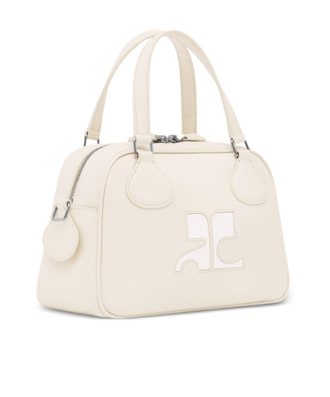 Courrèges Reedition Bowling Bag In White