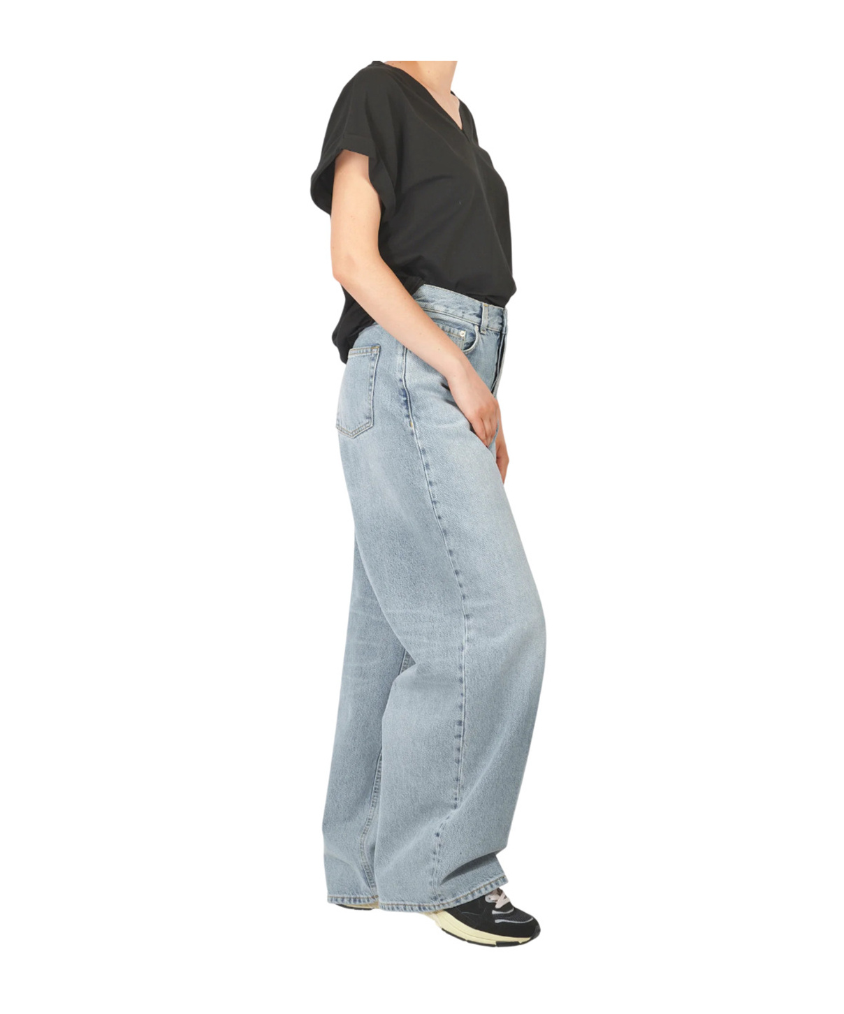 Haikure Wide-leg Jeans In Blue