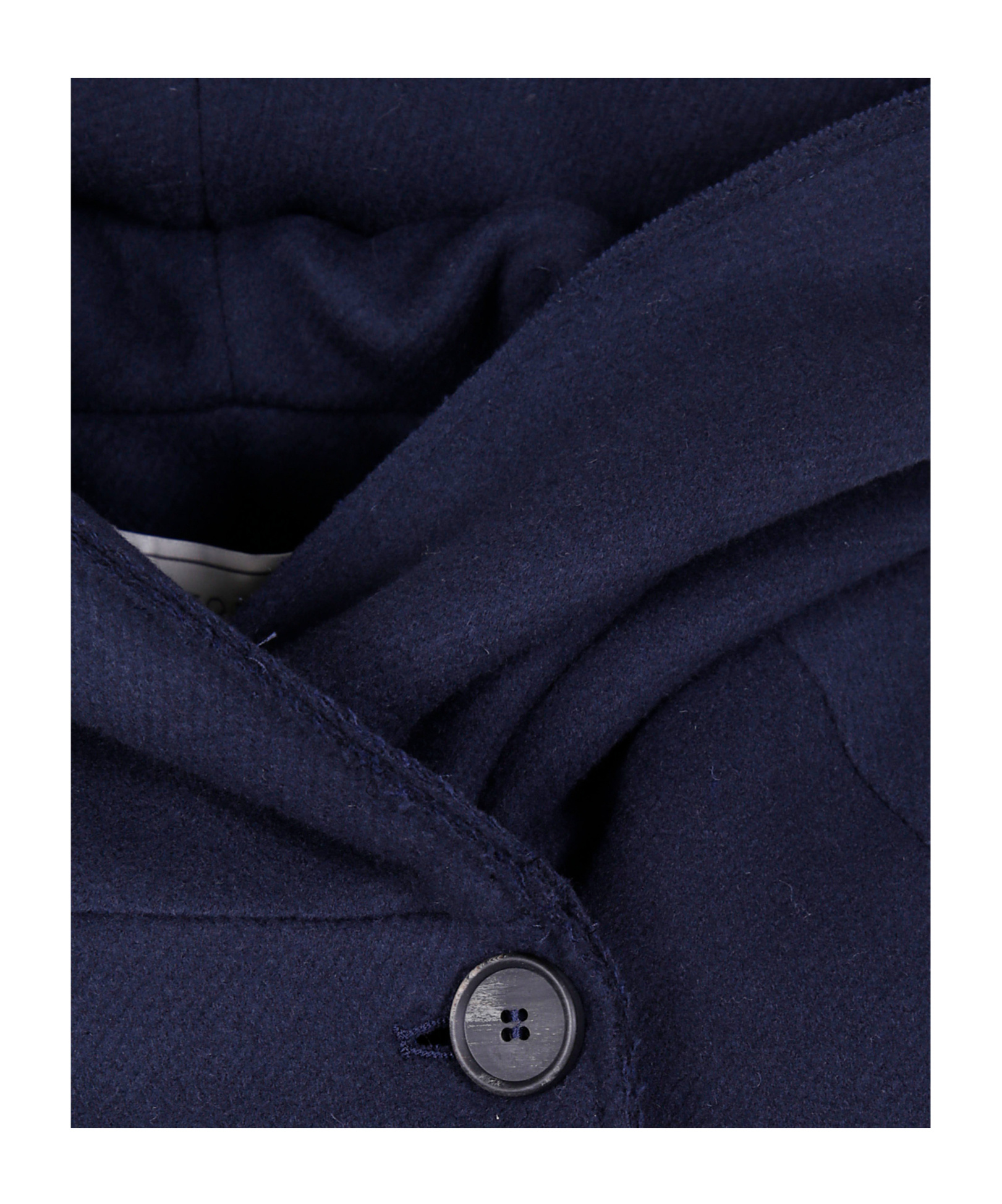 Antonelli Hooded Long-sleeve Coat In Blue