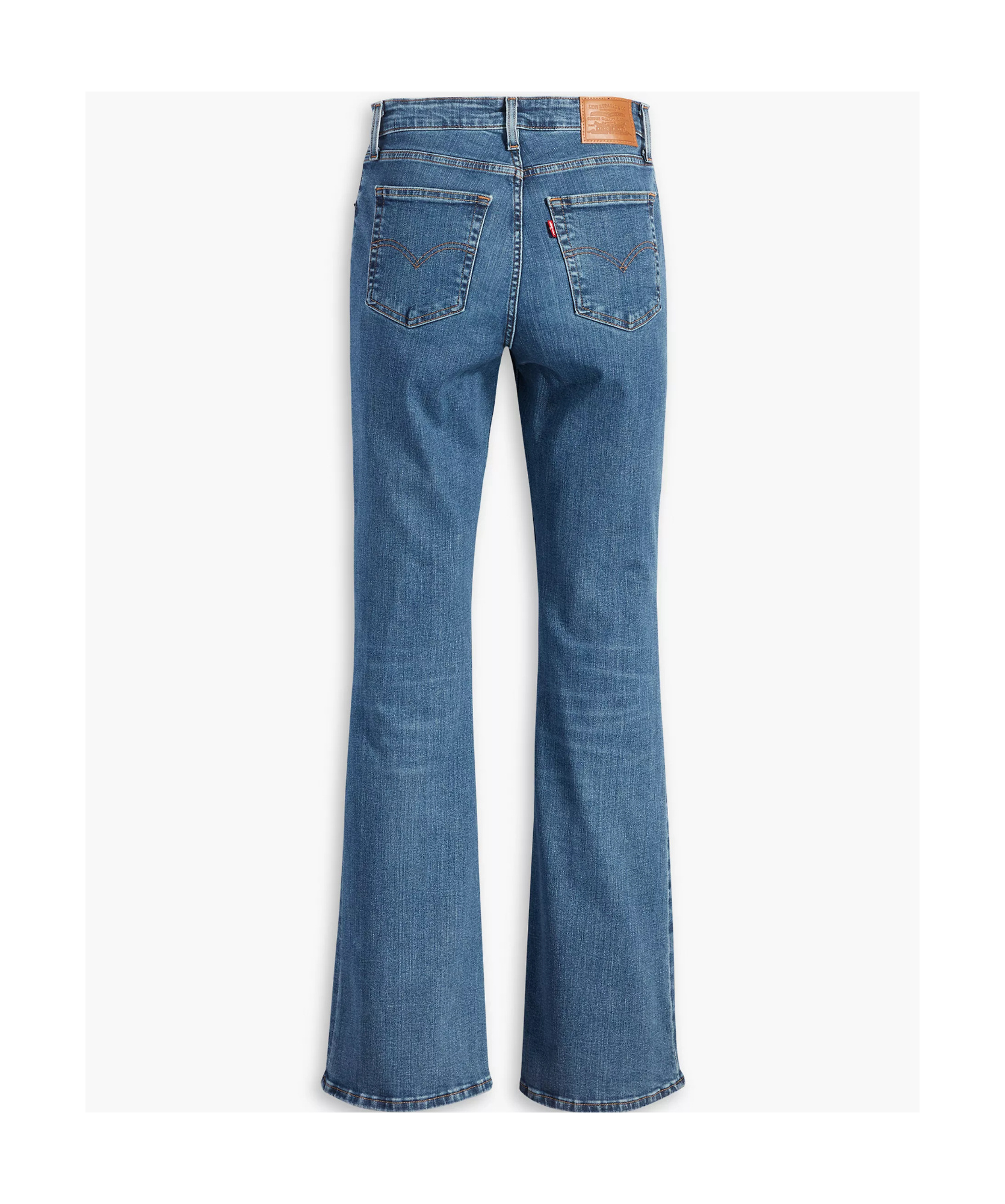 Levi's Denim Trousers With Belt Loops In Blue
