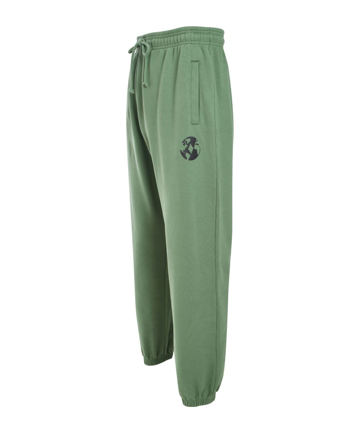 Marcelo Burlon County Of Milan County Globe Track Pants In Green