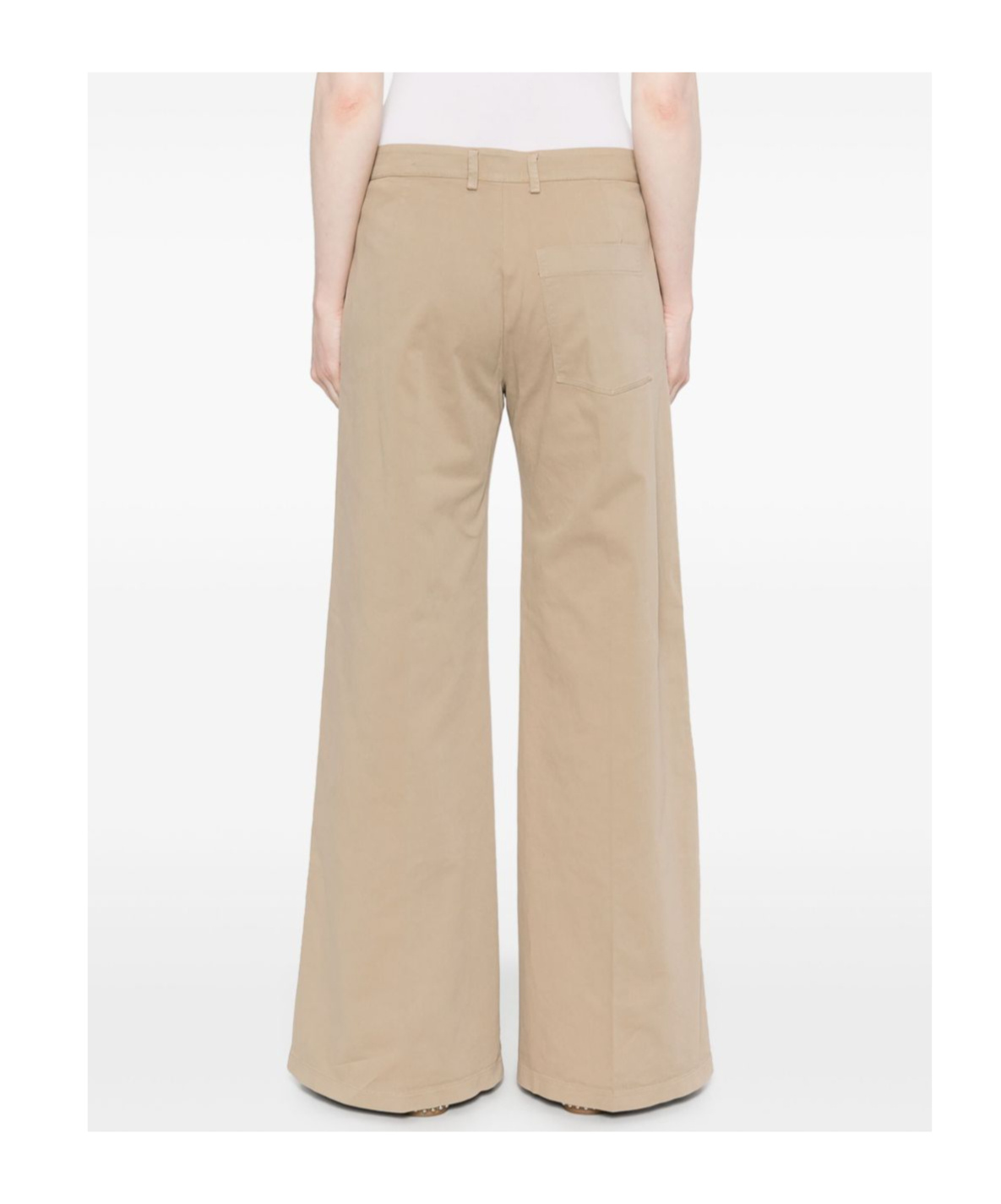 FORTE FORTE BRUSHED COTTON TWILL TROUSERS 