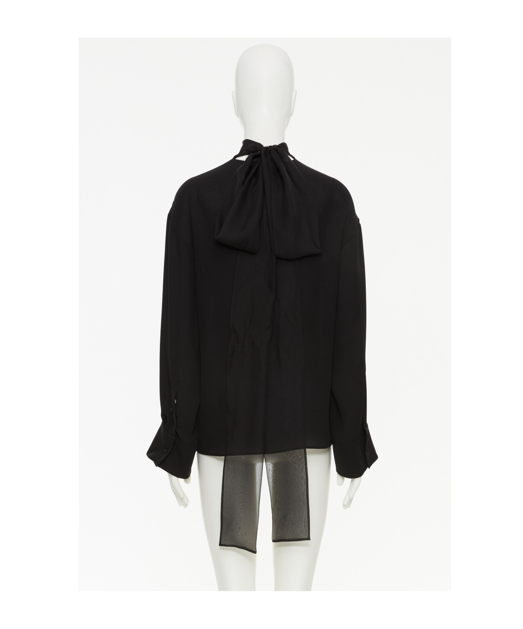 Valentino Bow-detail Blouse In Black
