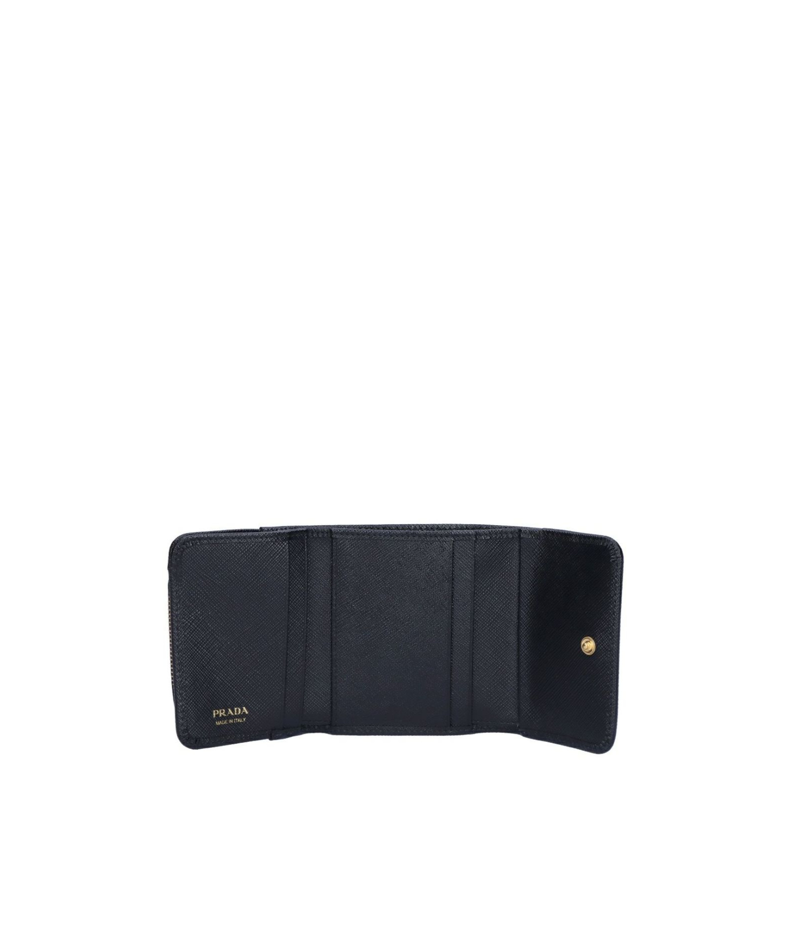 Prada Saffiano Wallet In Black