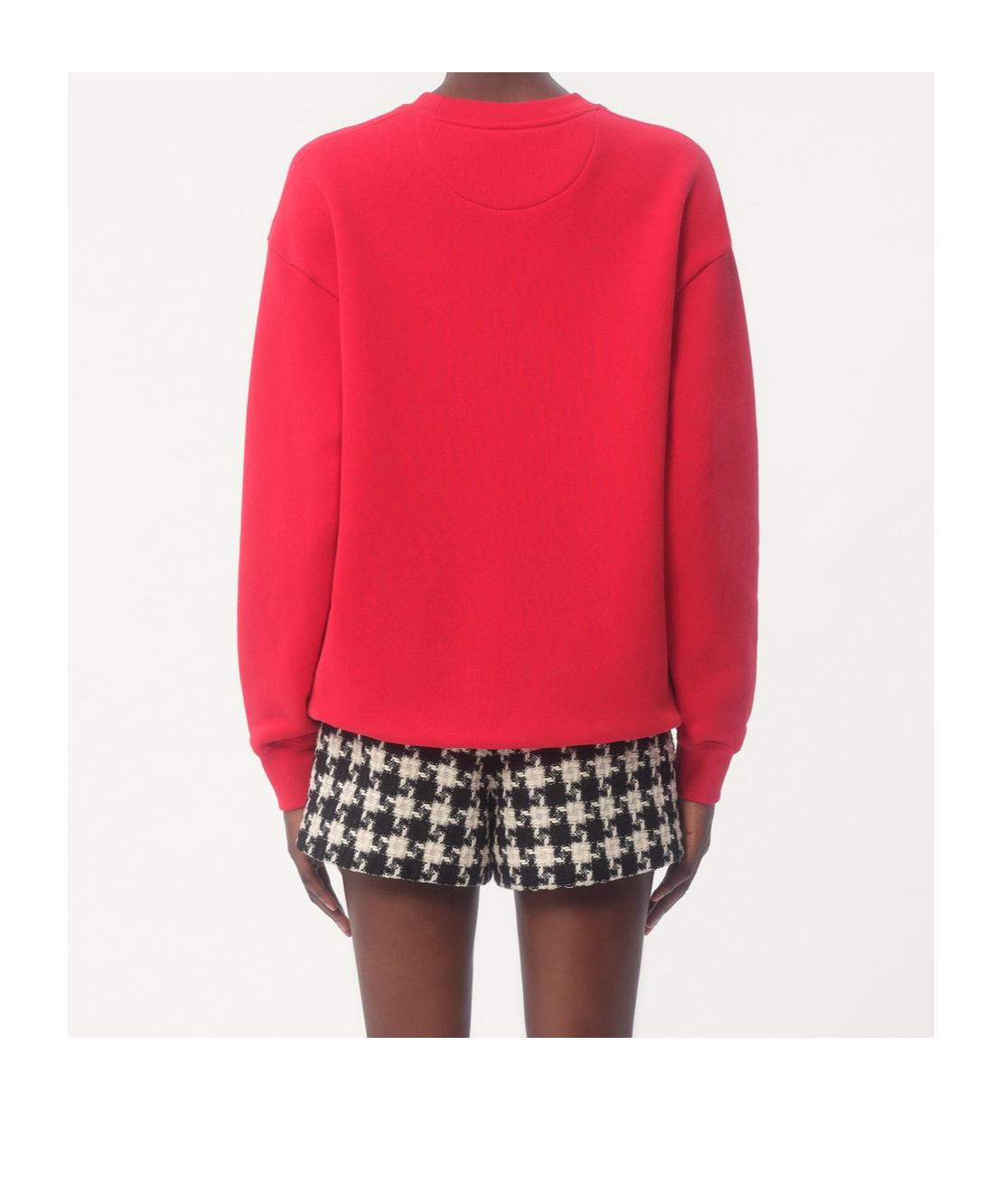 Valentino Chez Logo Print Sweatshirt In Red