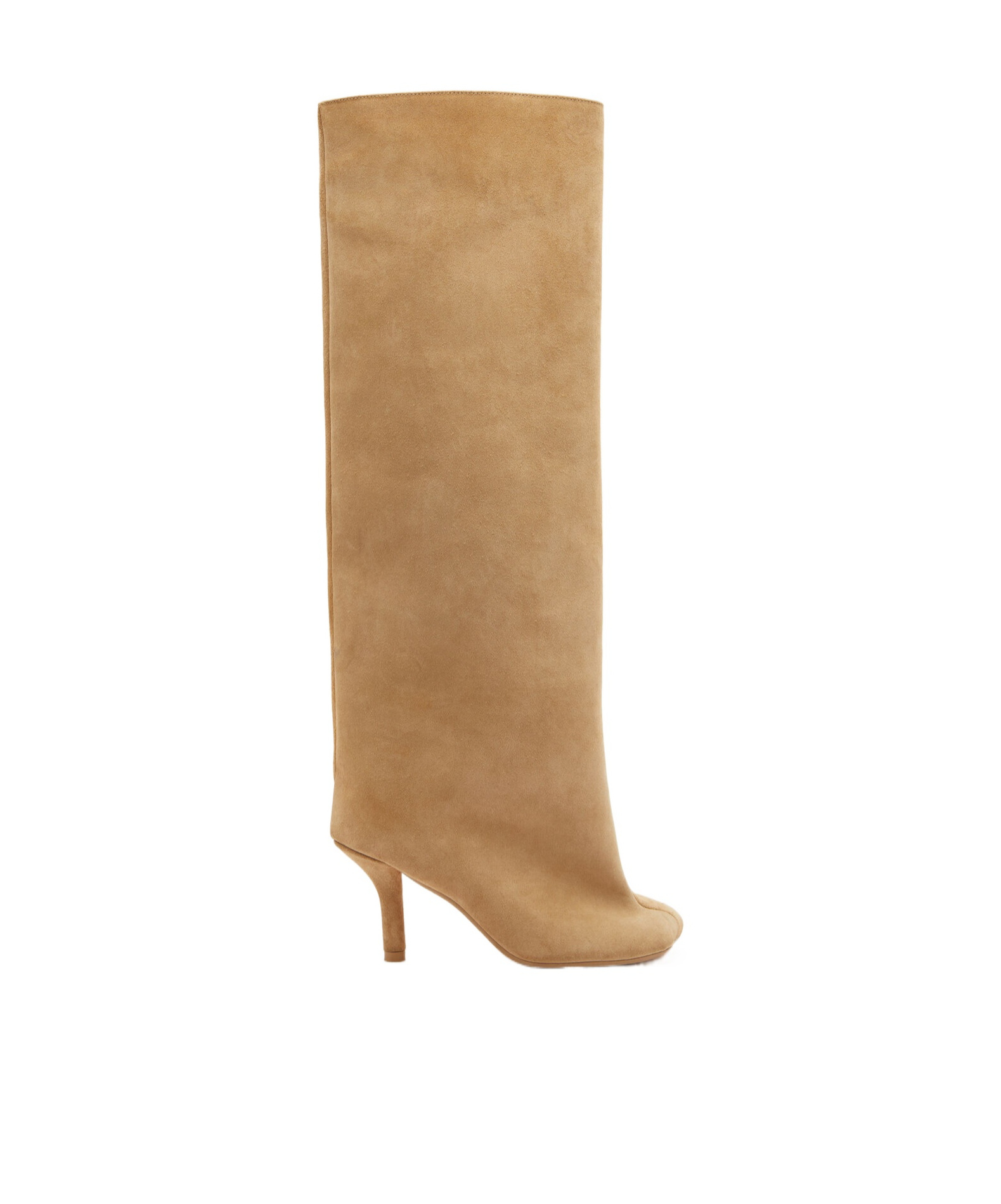 Mm6 Maison Margiela Anotomic Slip-on Suede Boots In Nude