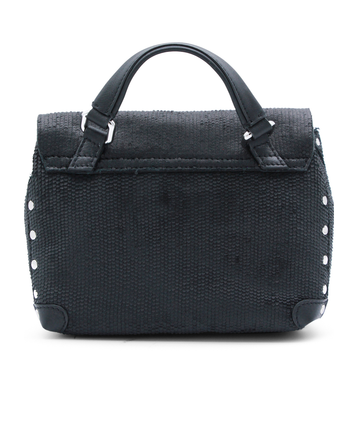 Zanellato Turnlock Shoulder Bag In Black